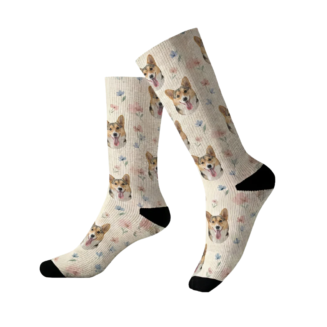 Custom Illustrated Pet Socks - Image 6