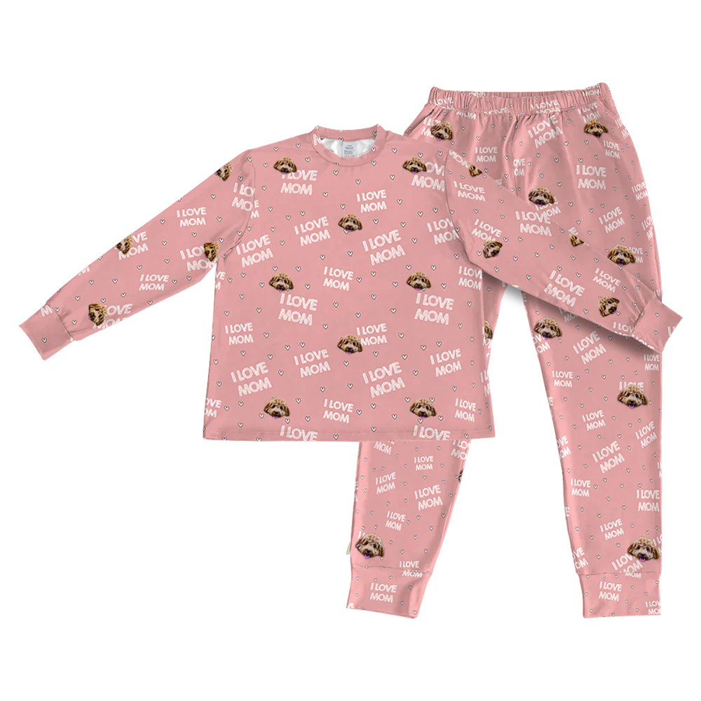 Adult Custom Pet Face Jogger Pajamas - Image 25