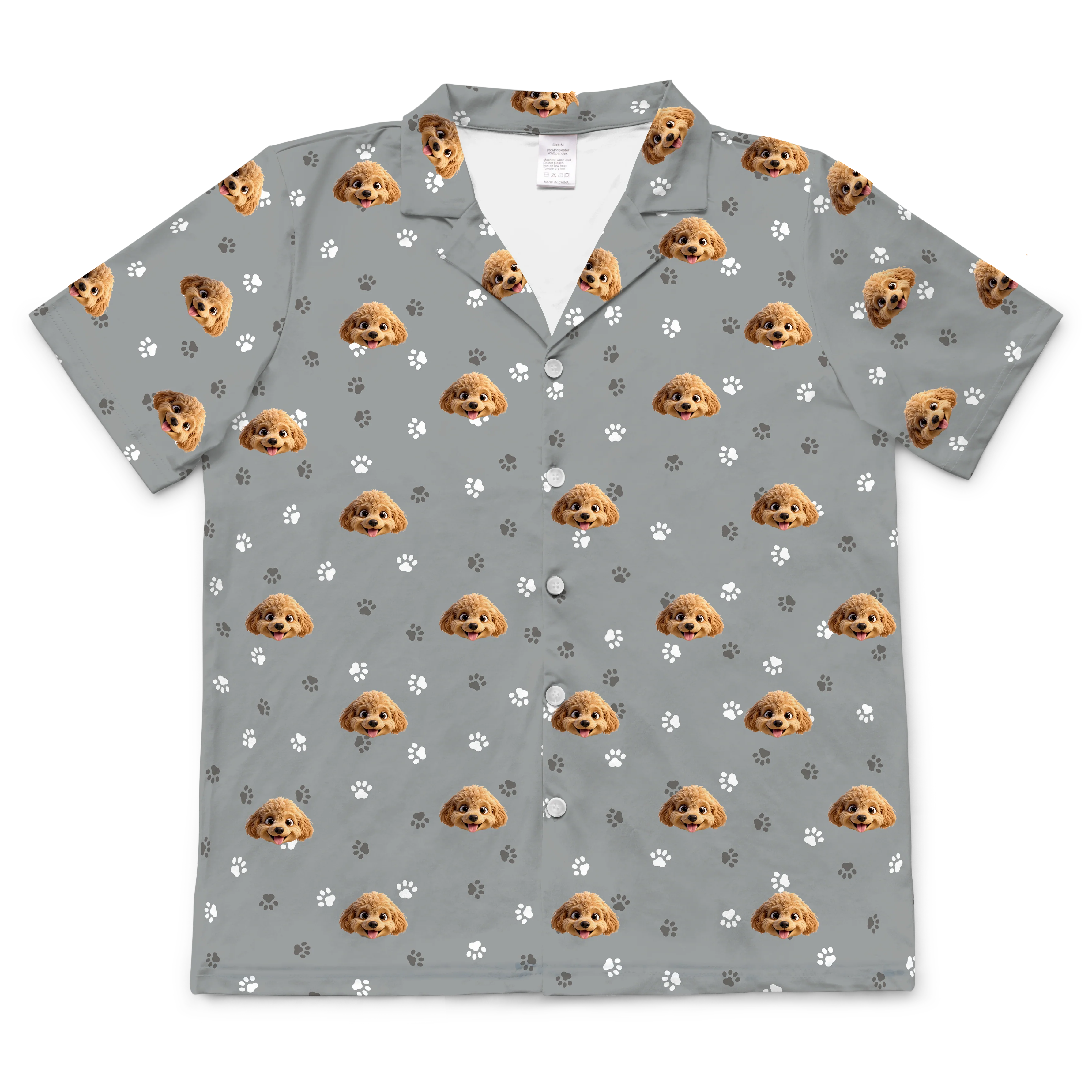 Adult Custom Cartoon Pet Face Pajamas - Image 128
