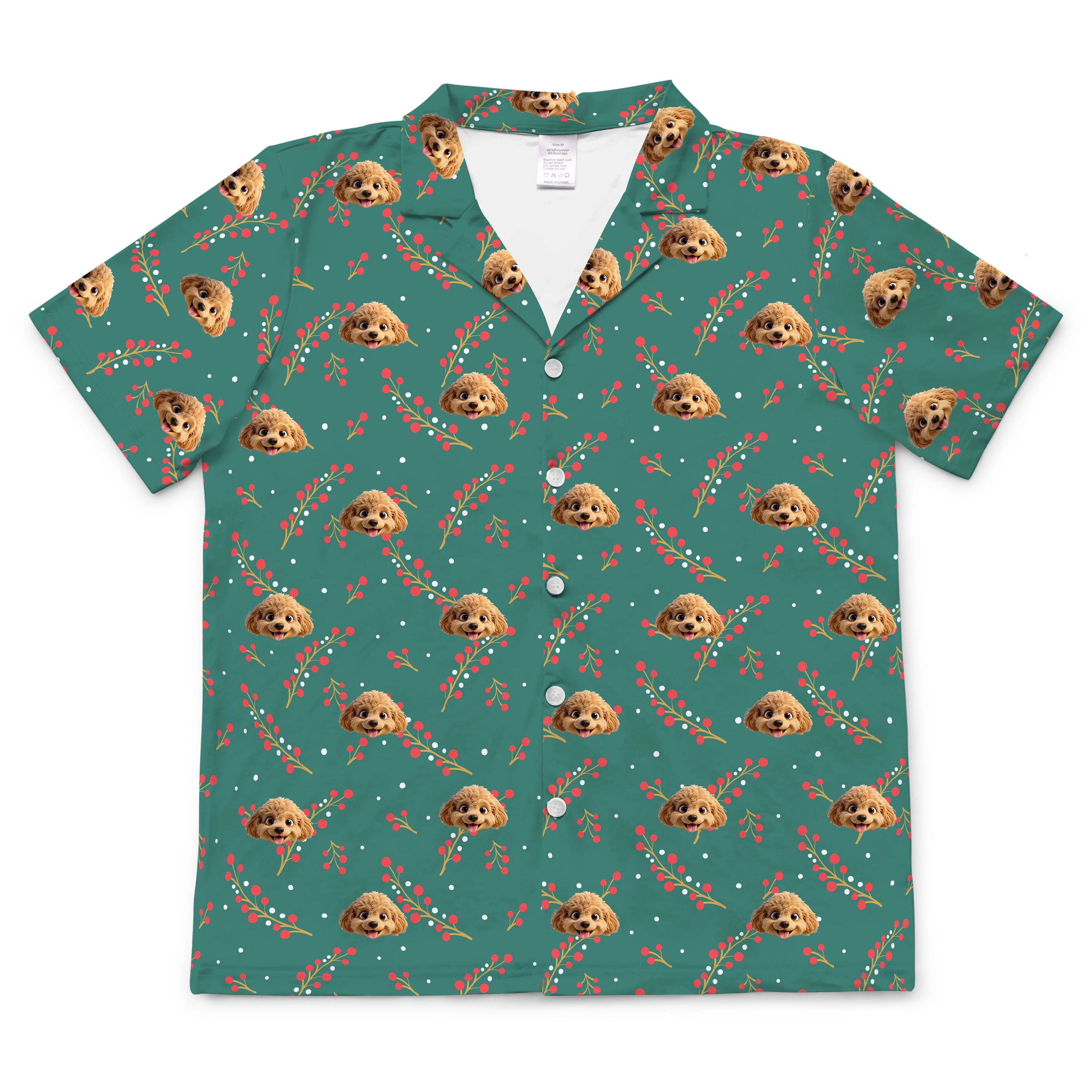 Adult Custom Cartoon Pet Face Pajamas - Image 134