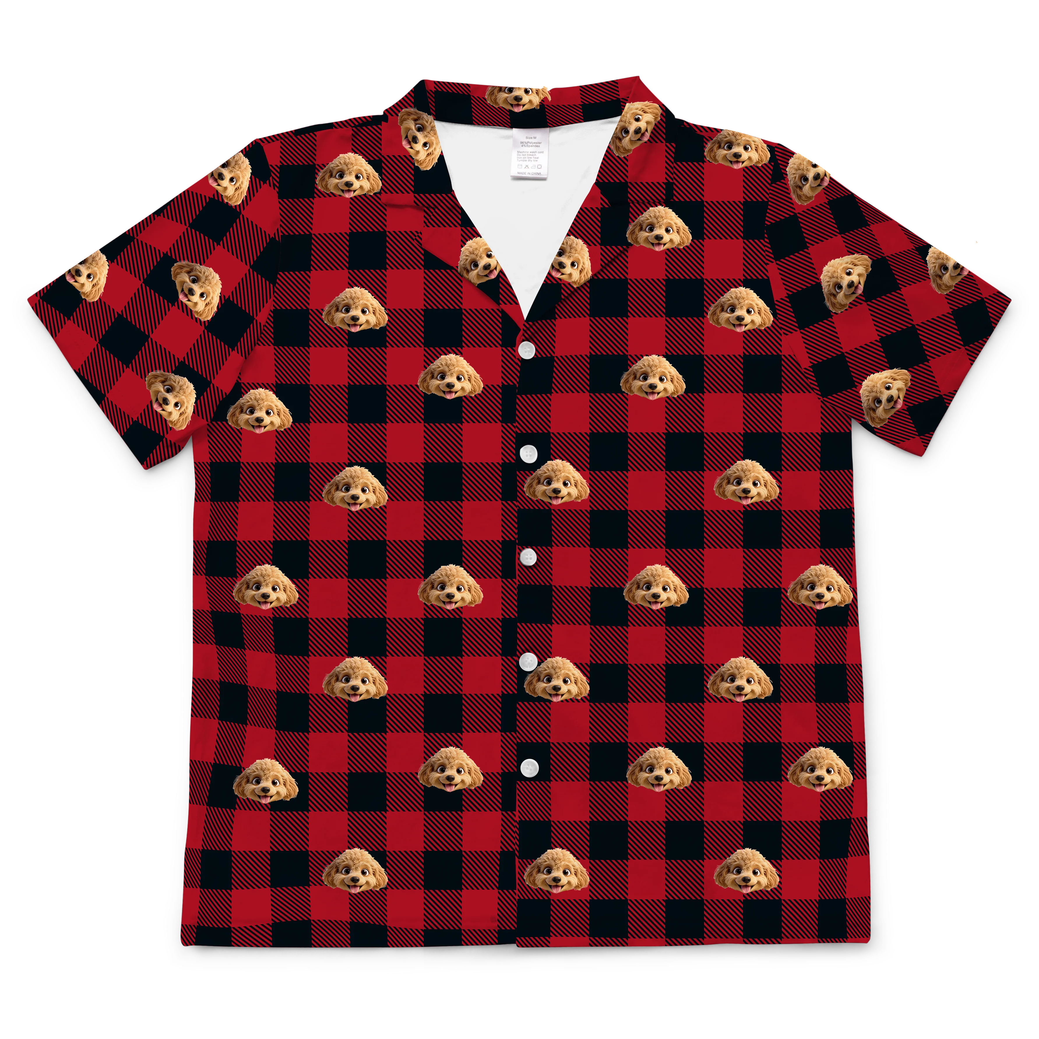 Adult Custom Cartoon Pet Face Pajamas - Image 136