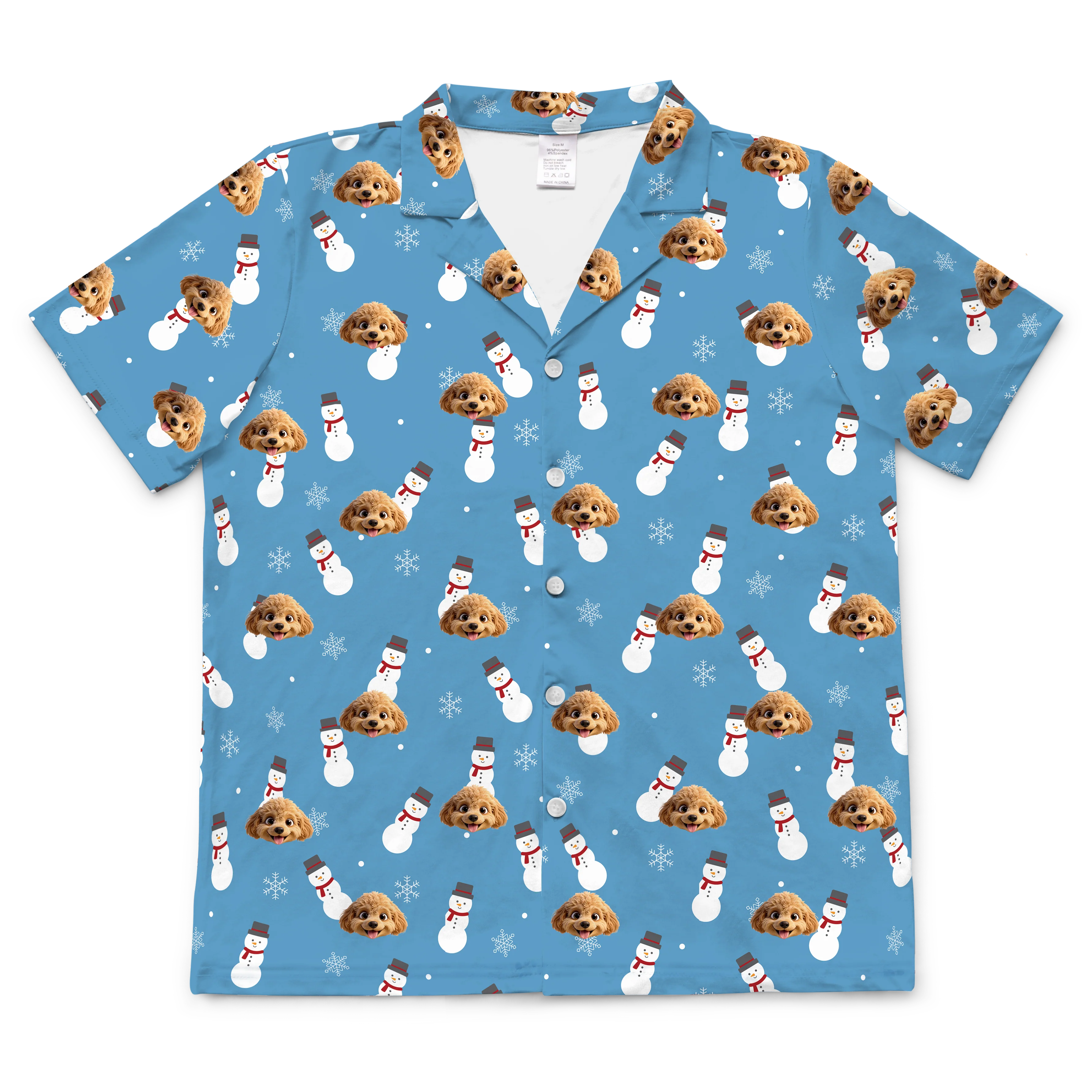 Adult Custom Cartoon Pet Face Pajamas - Image 137