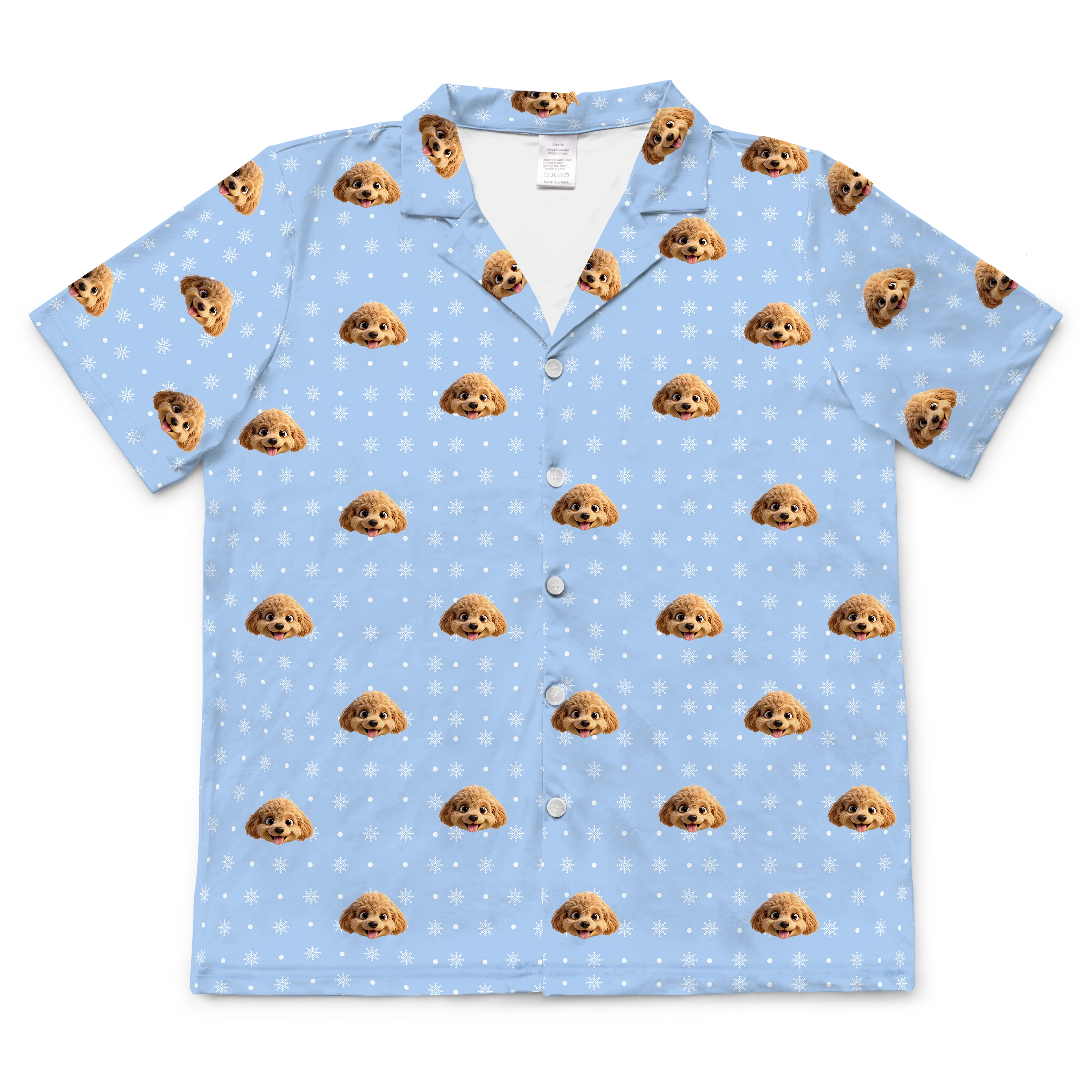 Adult Custom Cartoon Pet Face Pajamas - Image 138