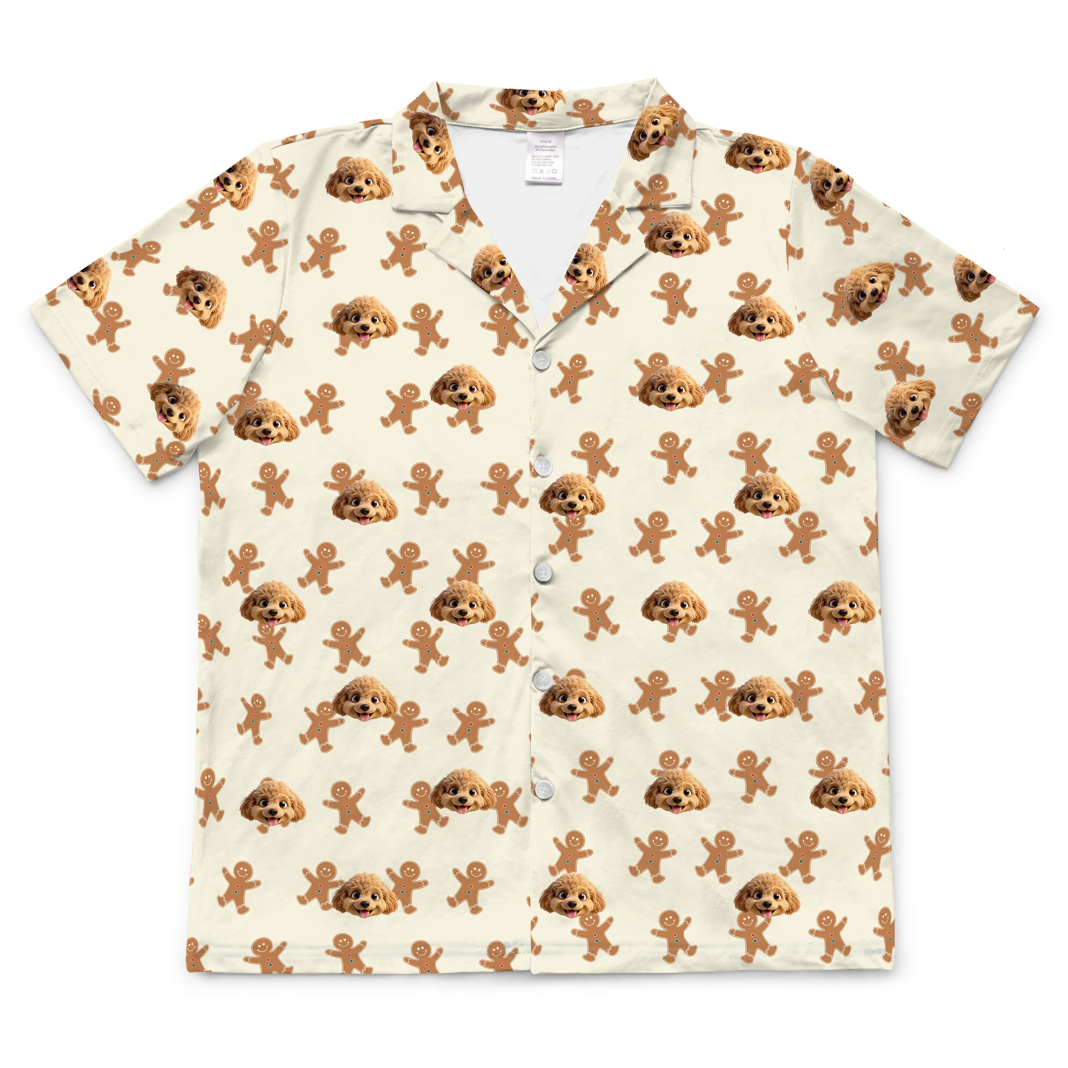 Adult Custom Cartoon Pet Face Pajamas - Image 139