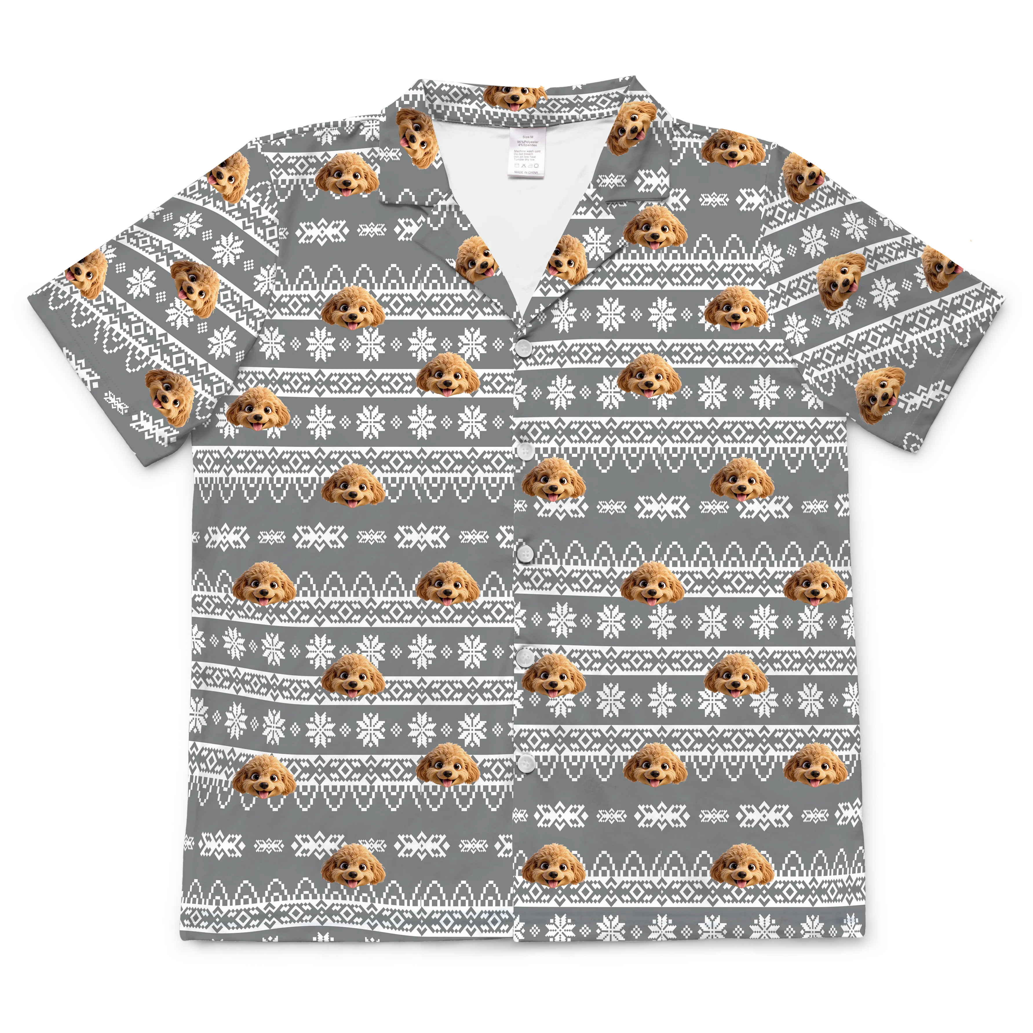 Adult Custom Cartoon Pet Face Pajamas - Image 142
