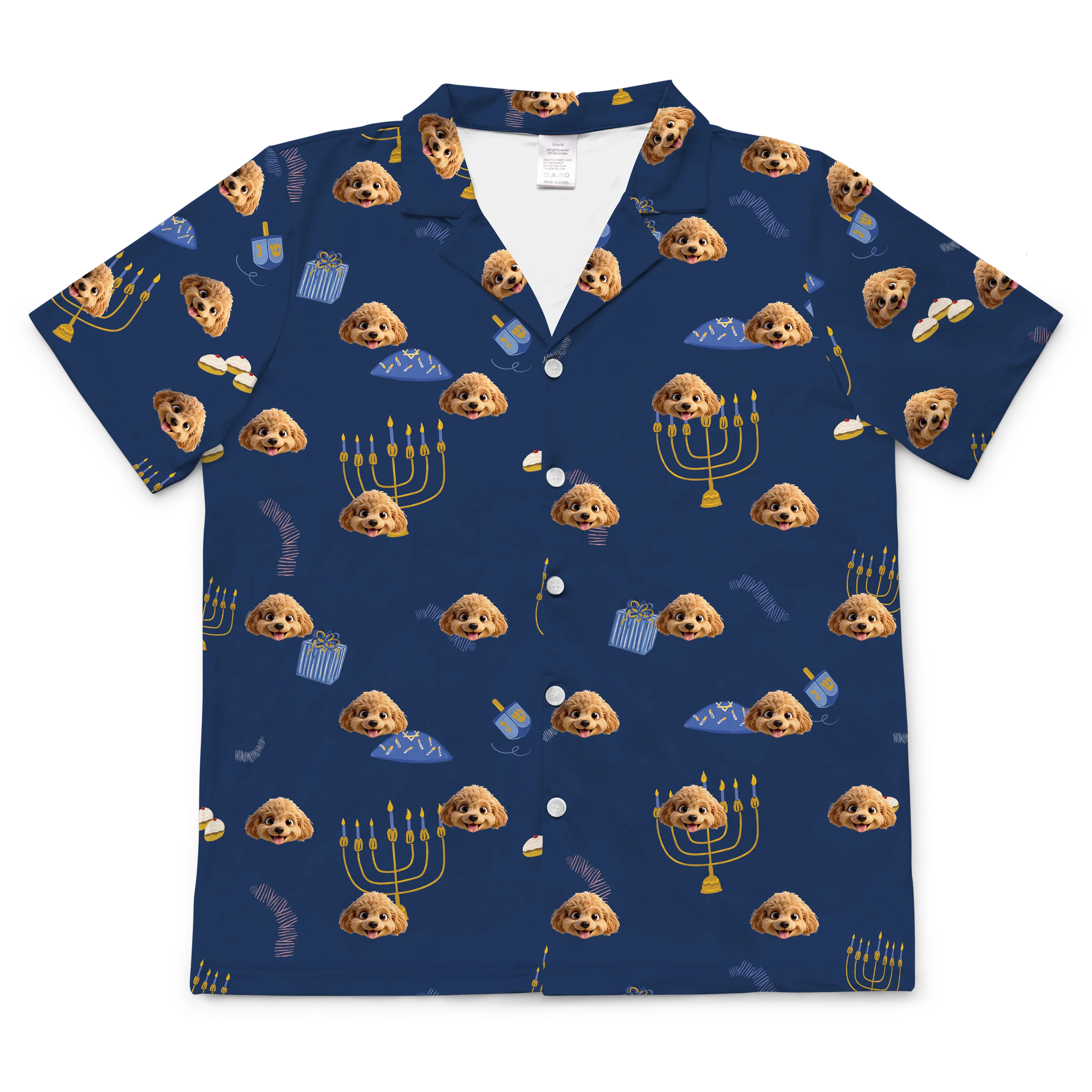Adult Custom Cartoon Pet Face Pajamas - Image 145