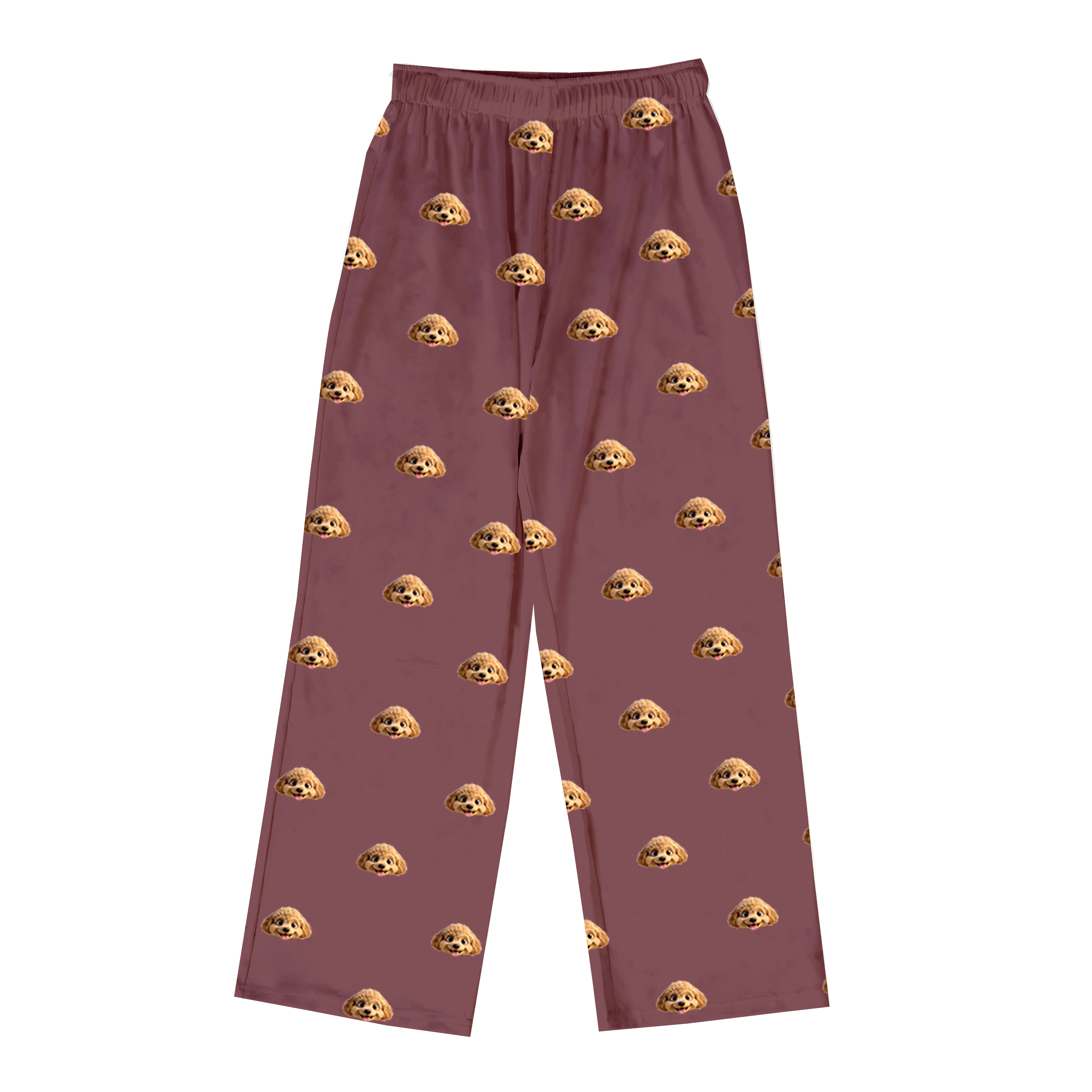 Adult Custom Cartoon Pet Face Pajamas - Image 39