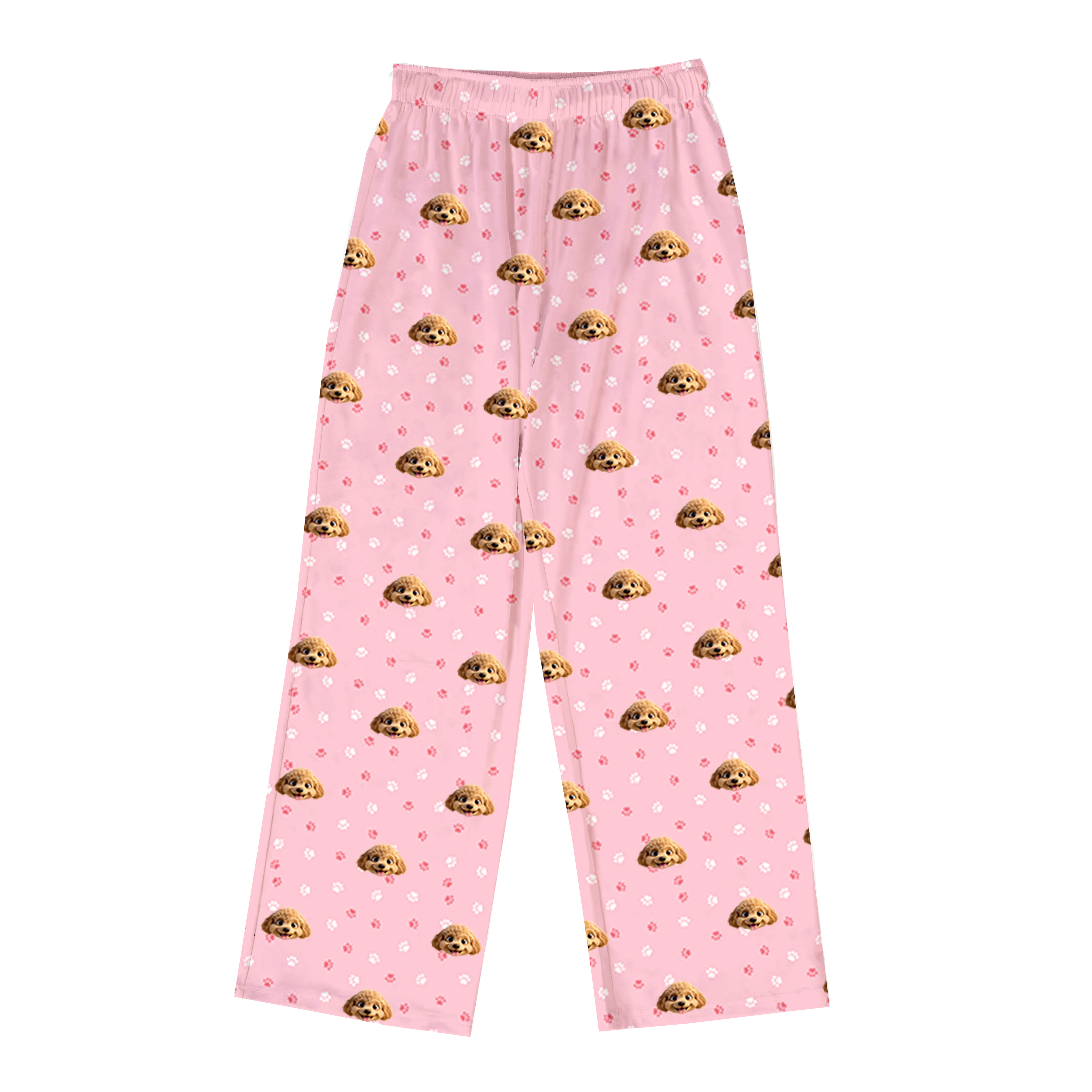 Adult Custom Cartoon Pet Face Pajamas - Image 41