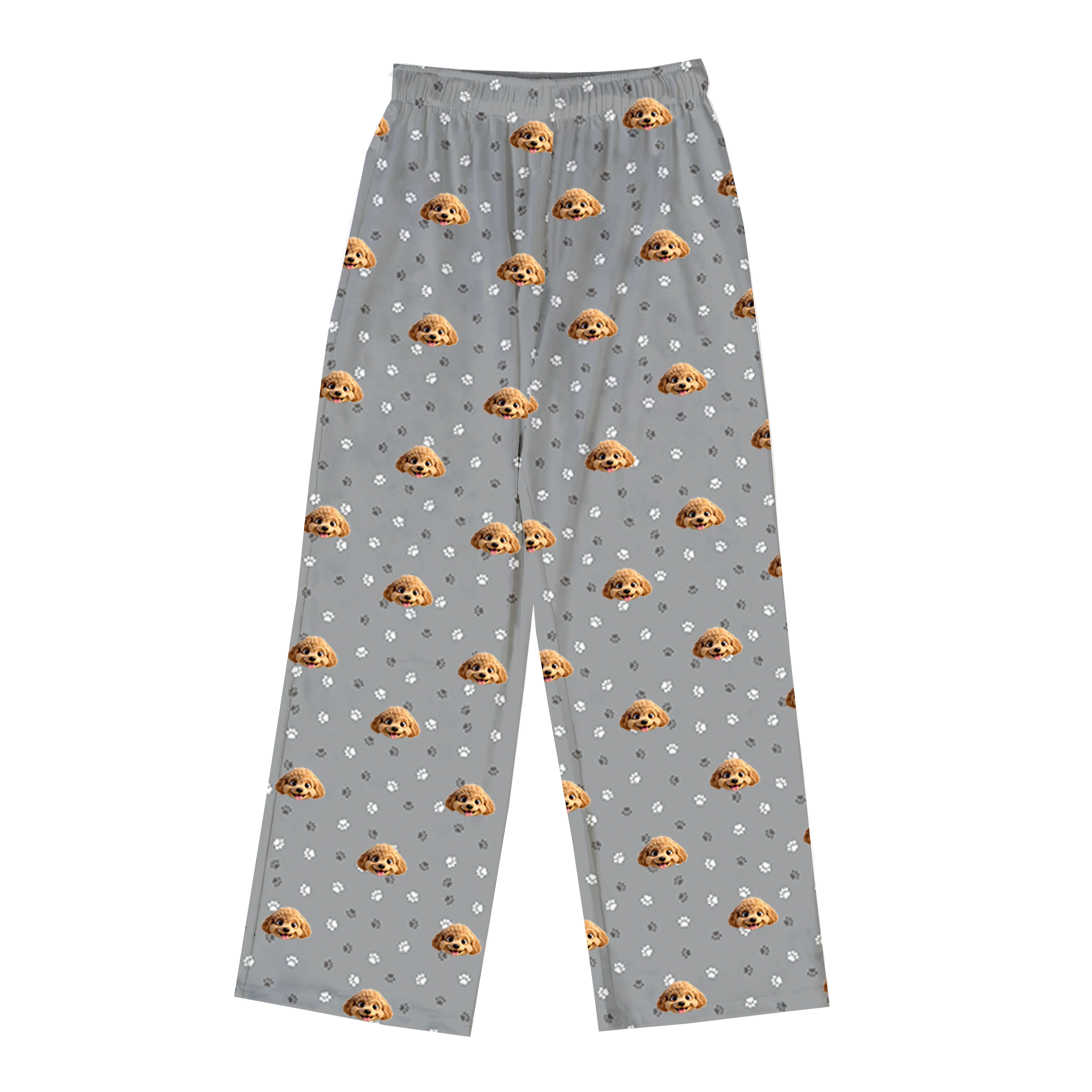 Adult Custom Cartoon Pet Face Pajamas - Image 43