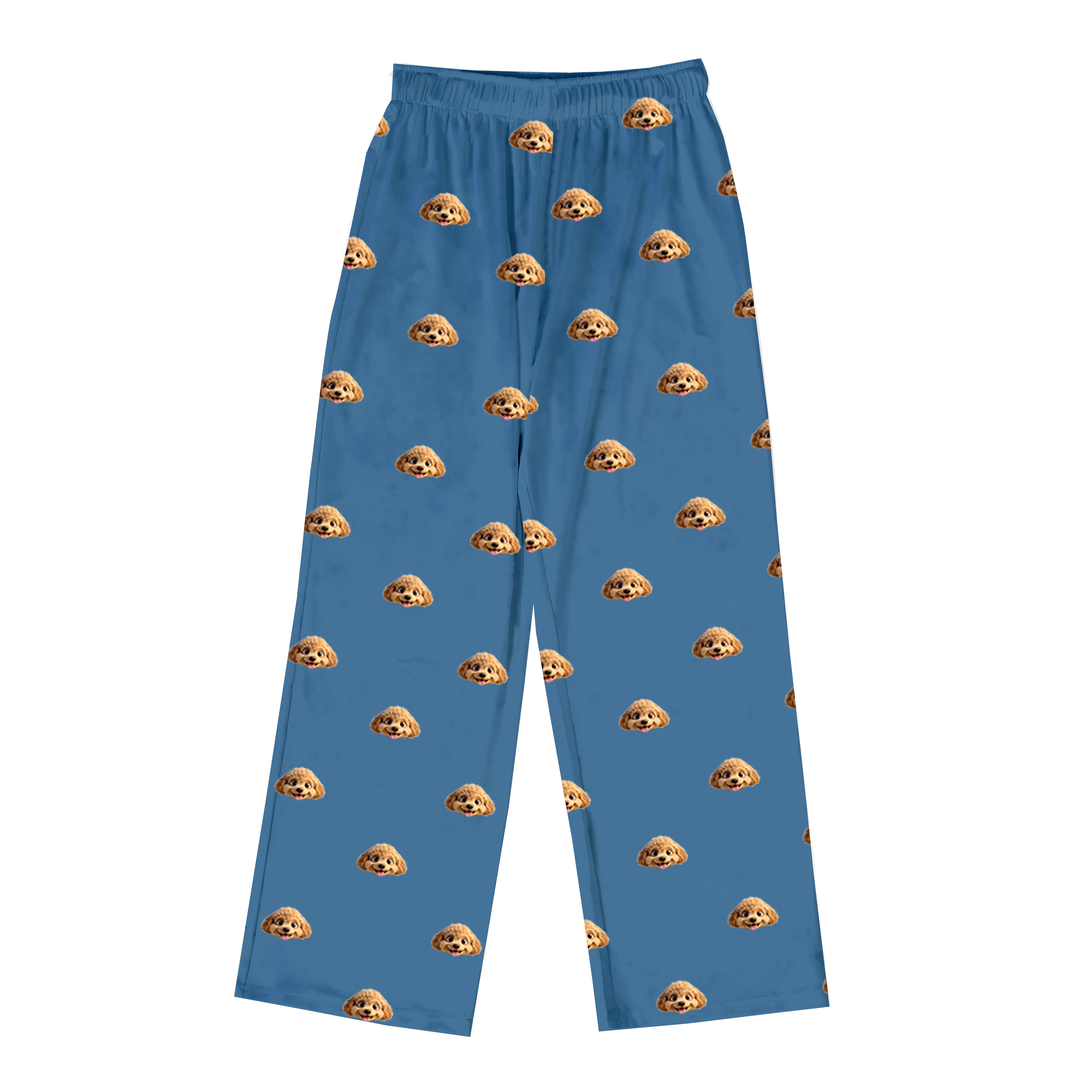 Adult Custom Cartoon Pet Face Pajamas - Image 47