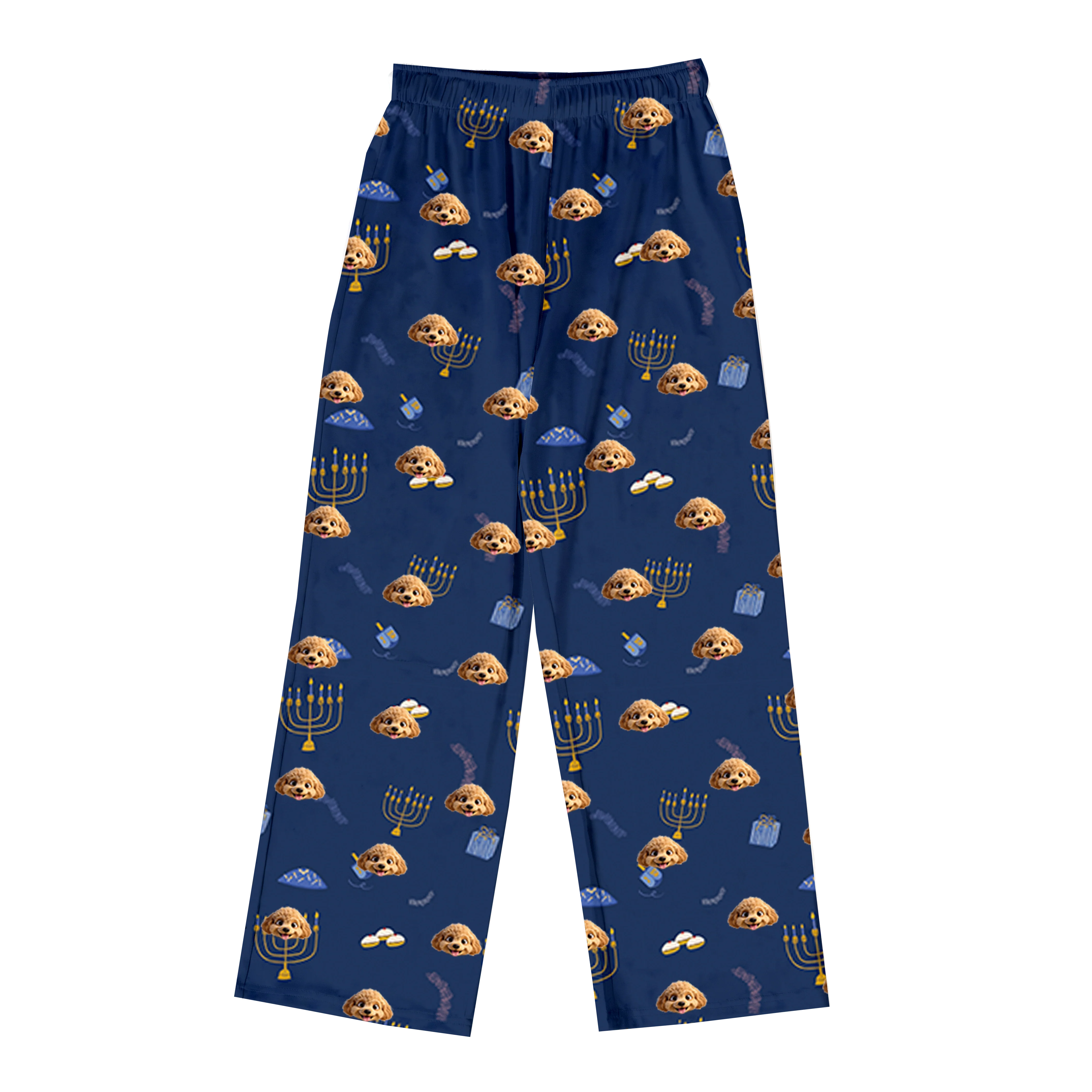 Adult Custom Cartoon Pet Face Pajamas - Image 60