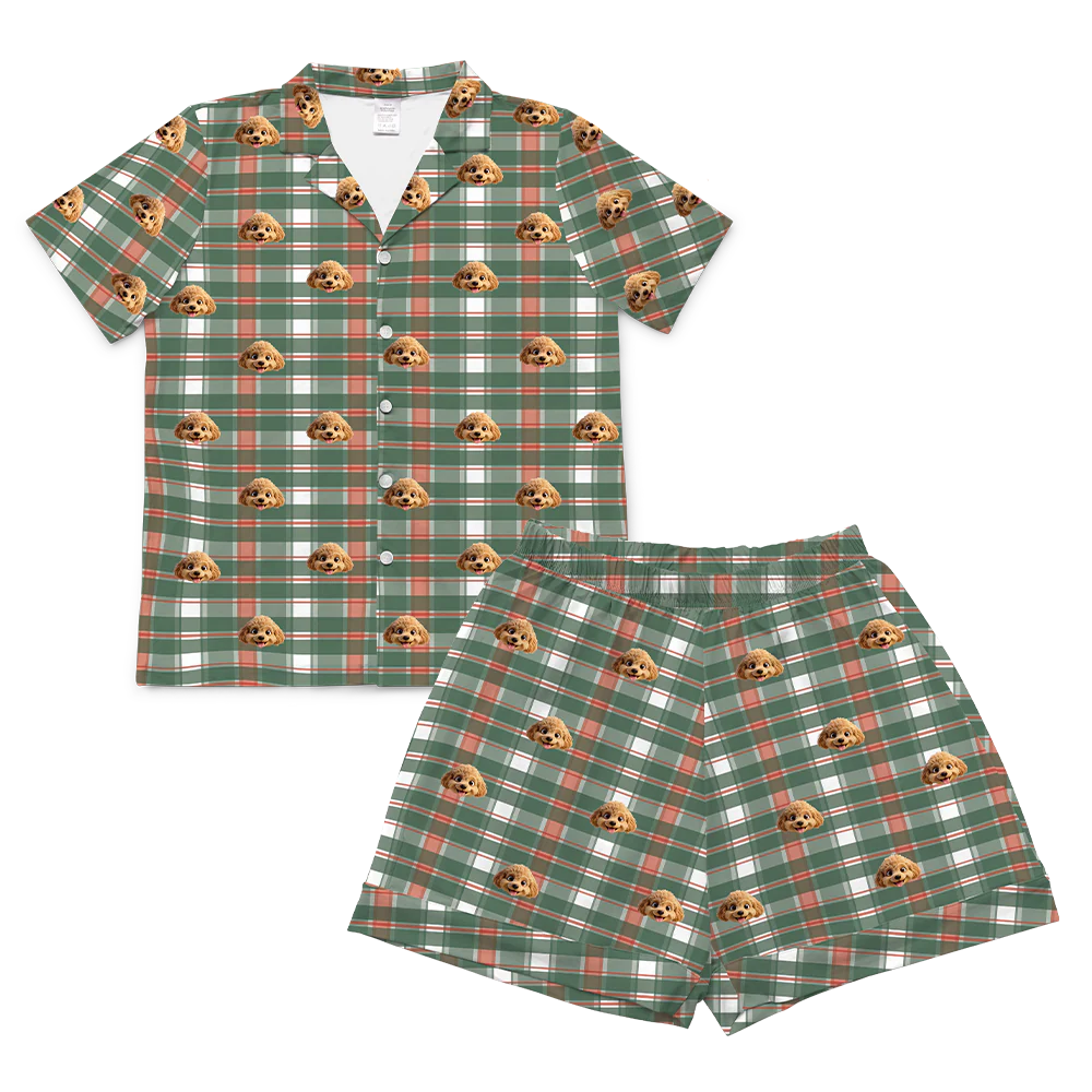 Adult Custom Cartoon Pet Face Pajamas - Image 77