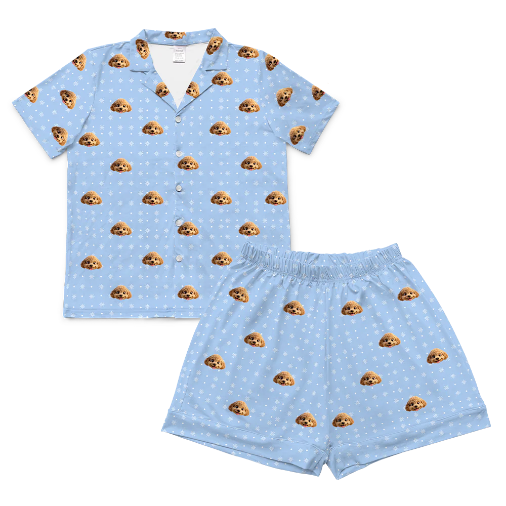 Adult Custom Cartoon Pet Face Pajamas - Image 80