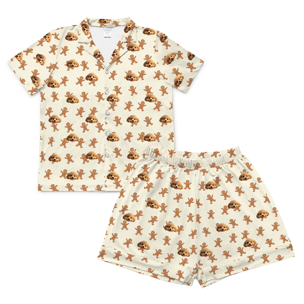 Adult Custom Cartoon Pet Face Pajamas - Image 82