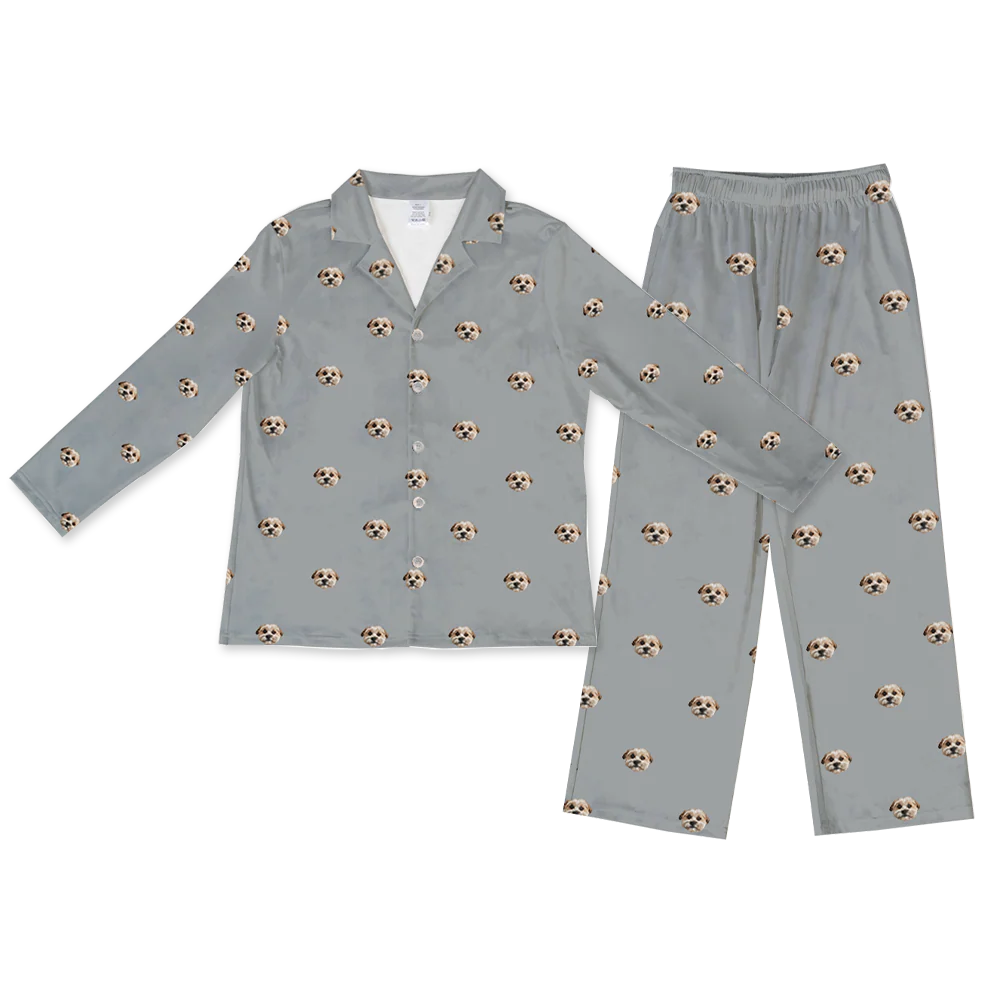 Adult Custom Cat Face Pajamas - Image 26
