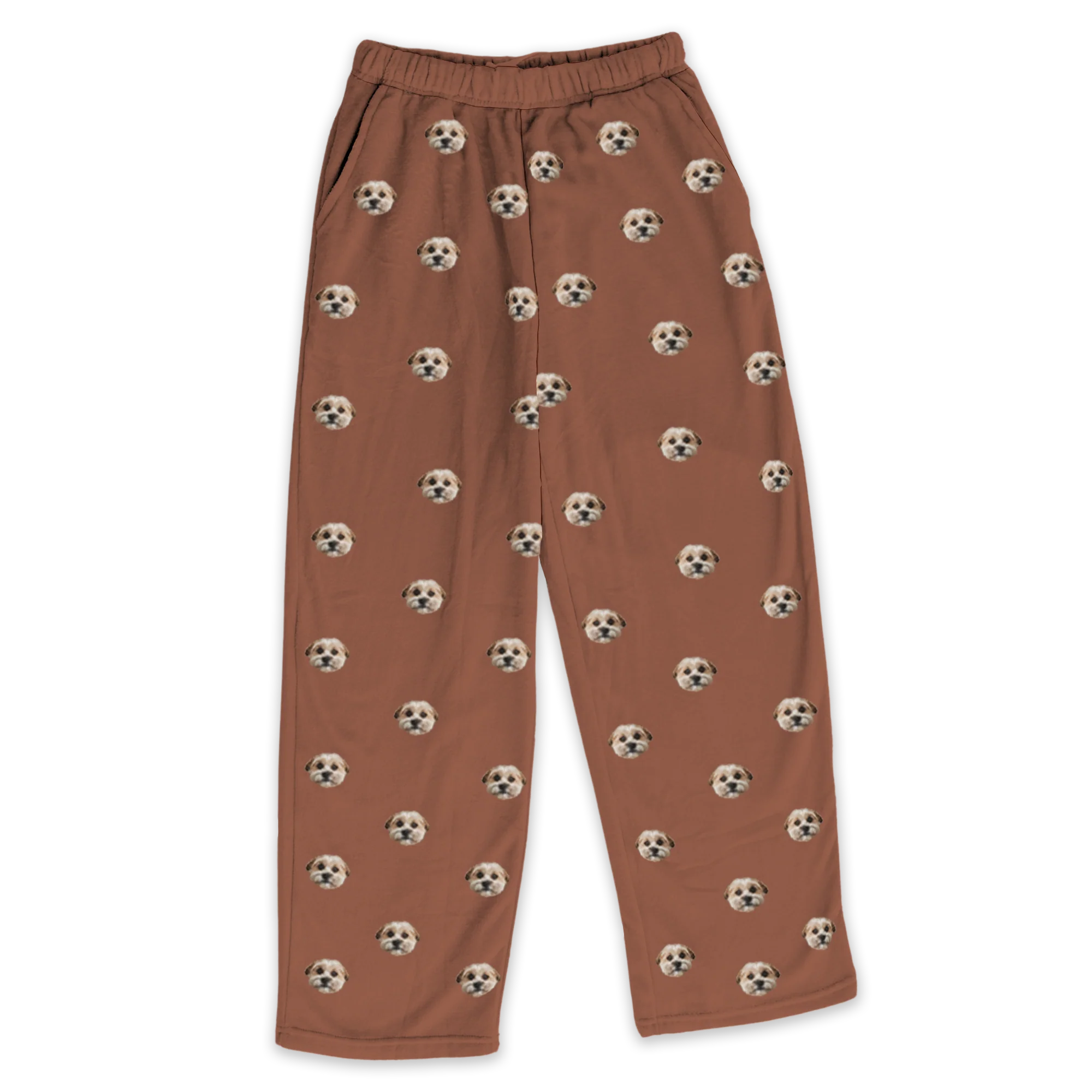 Adult Custom Pet Face Fleece Pajama Pants - Image 10