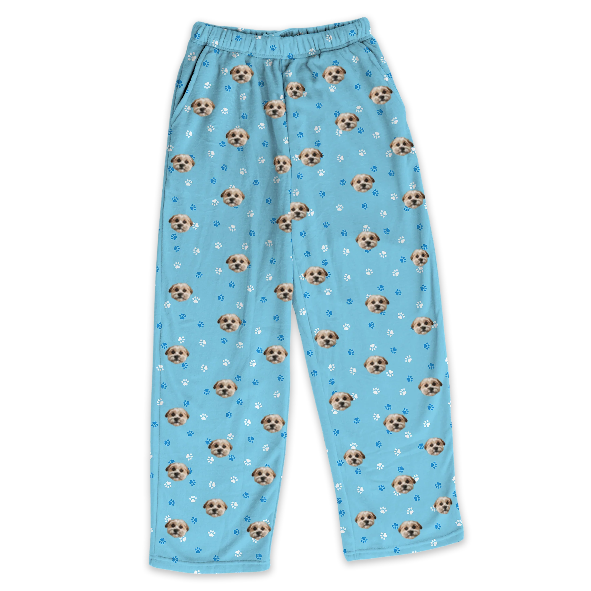 Adult Custom Pet Face Fleece Pajama Pants - Image 12