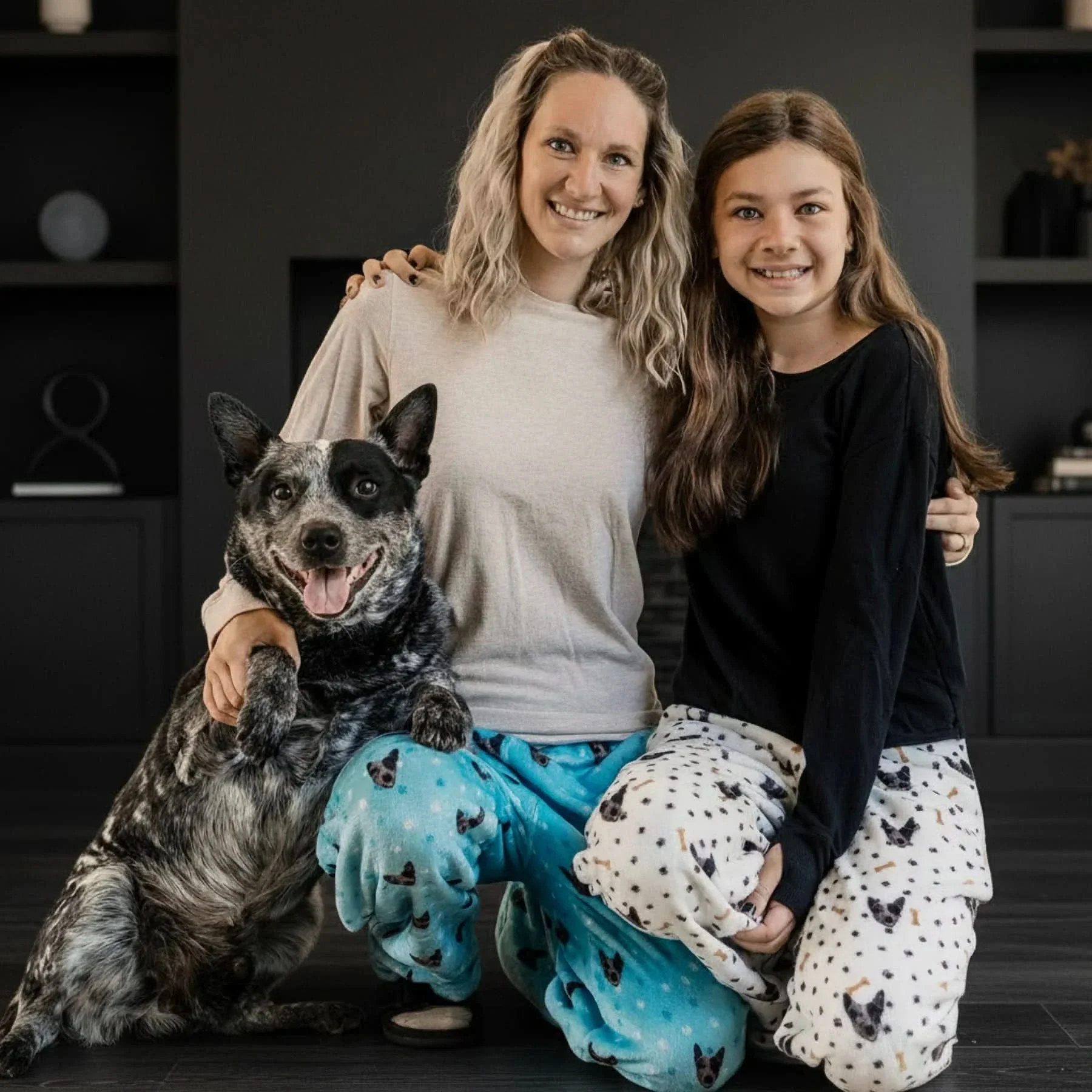Adult Custom Pet Face Fleece Pajama Pants - Image 3
