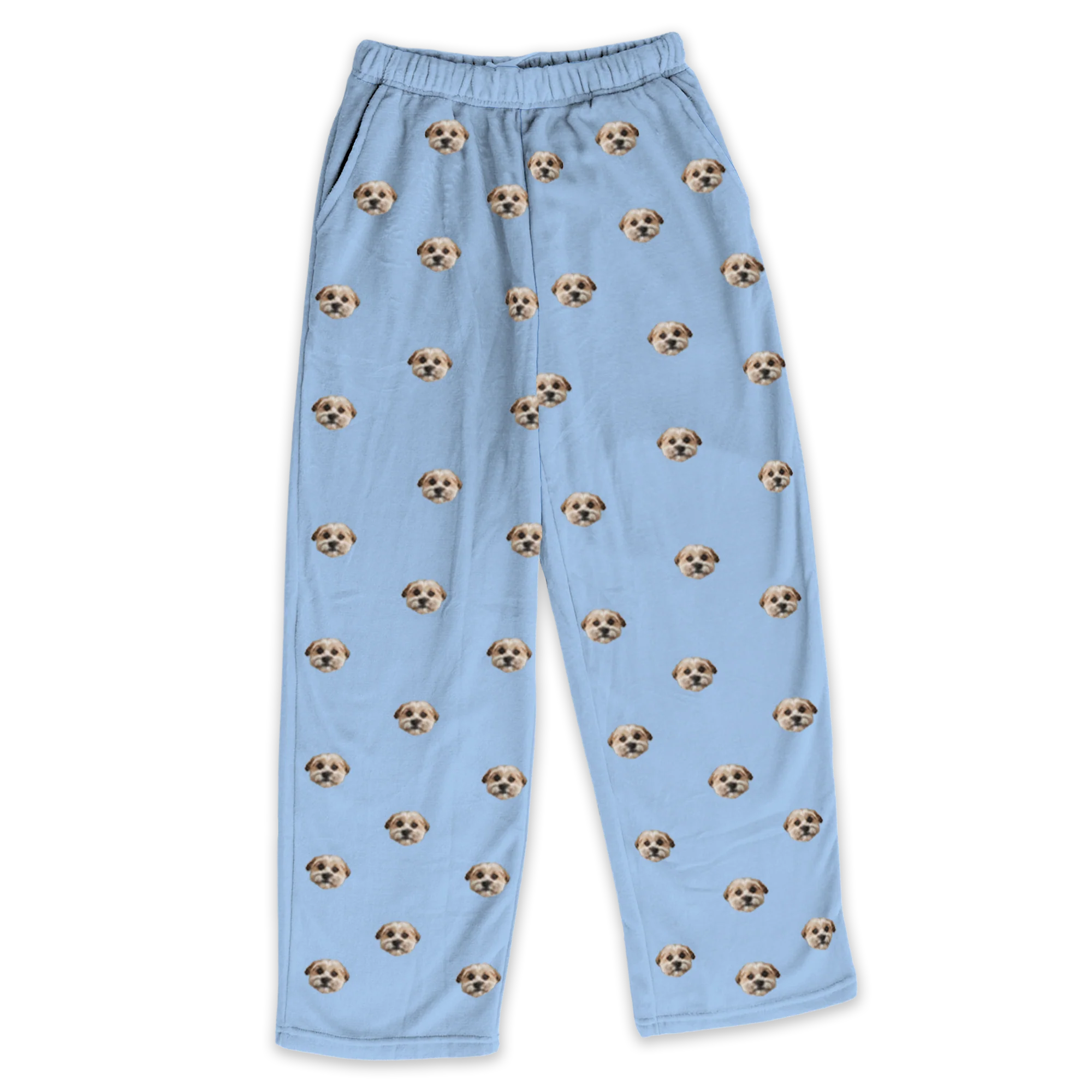 Adult Custom Pet Face Fleece Pajama Pants - Image 5