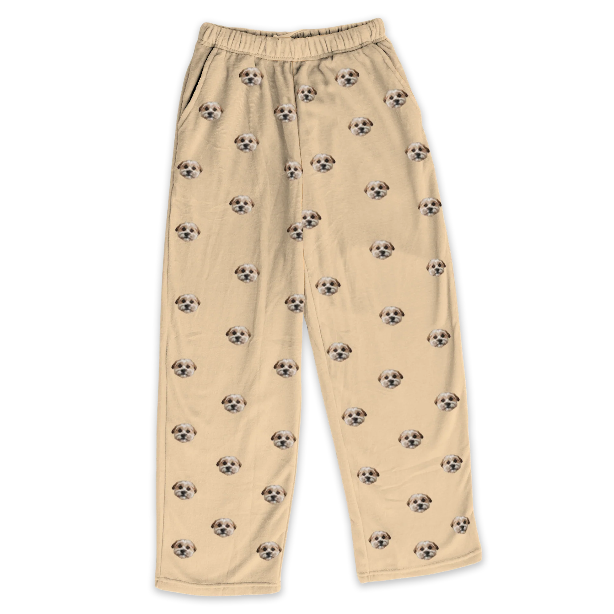 Adult Custom Pet Face Fleece Pajama Pants - Image 6