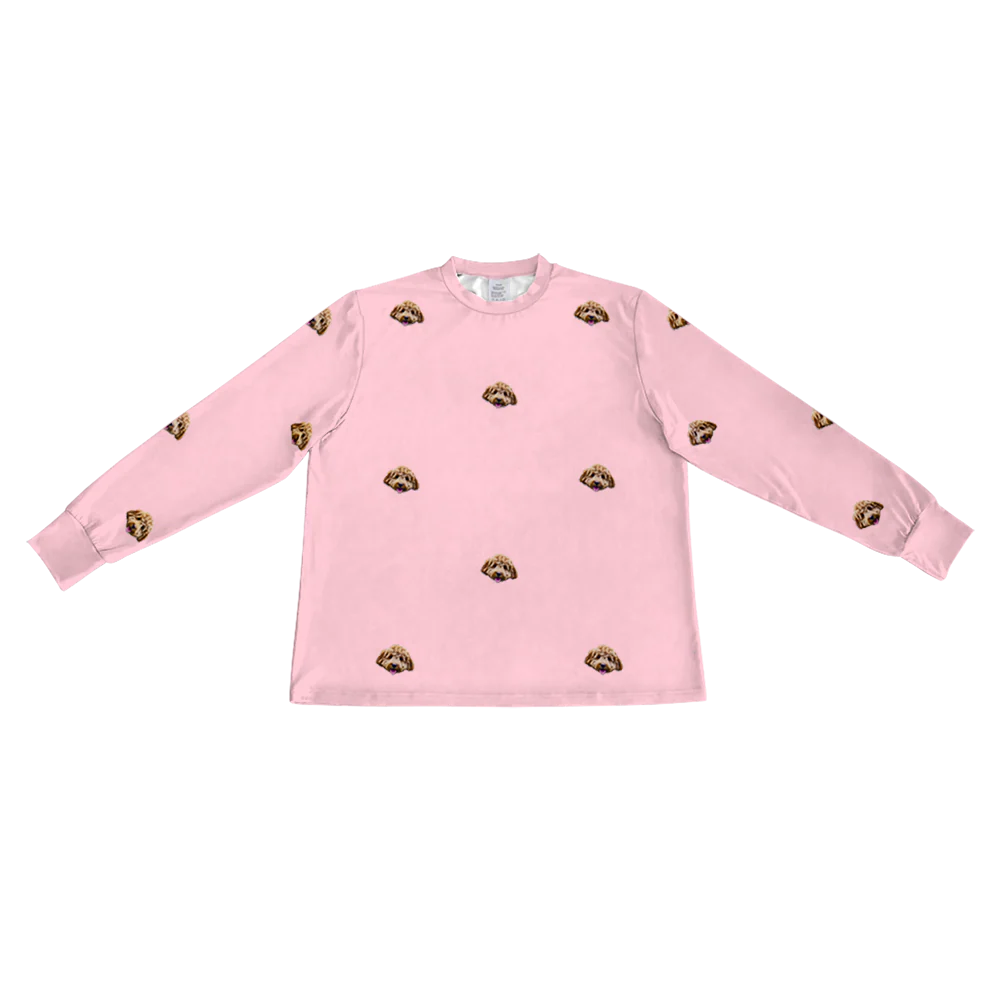 Kids Custom Pet Face Jogger Pajamas - Image 12