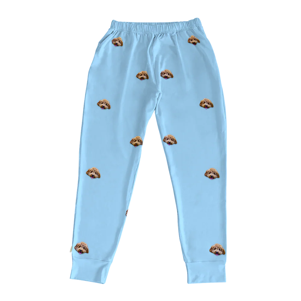 Kids Custom Pet Face Jogger Pajamas - Image 14
