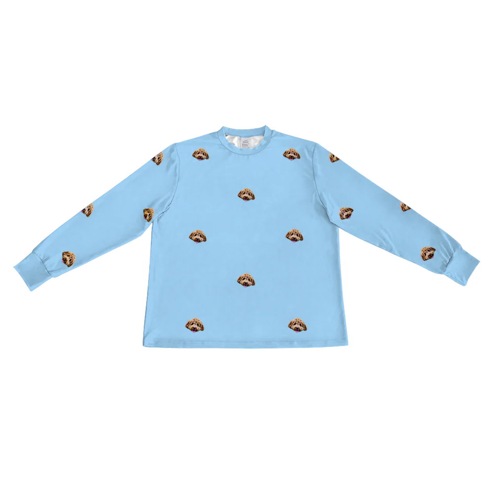 Kids Custom Pet Face Jogger Pajamas - Image 15
