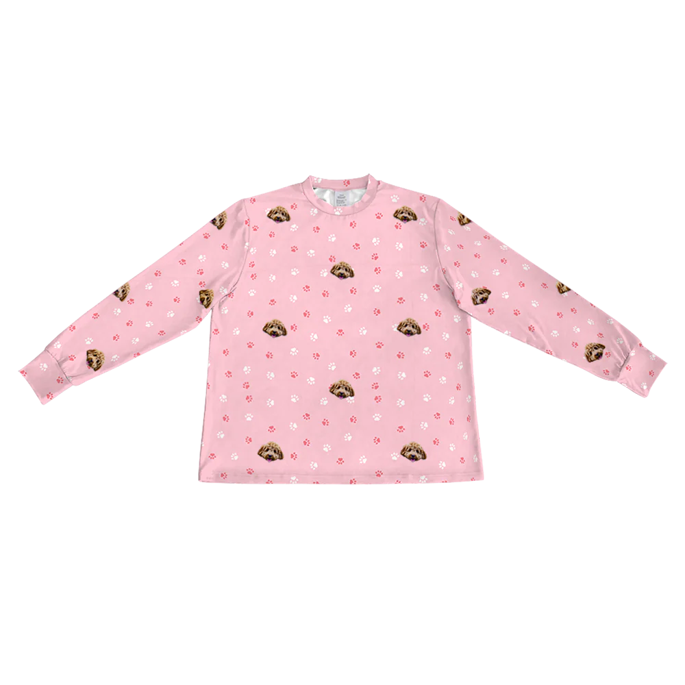 Kids Custom Pet Face Jogger Pajamas - Image 16