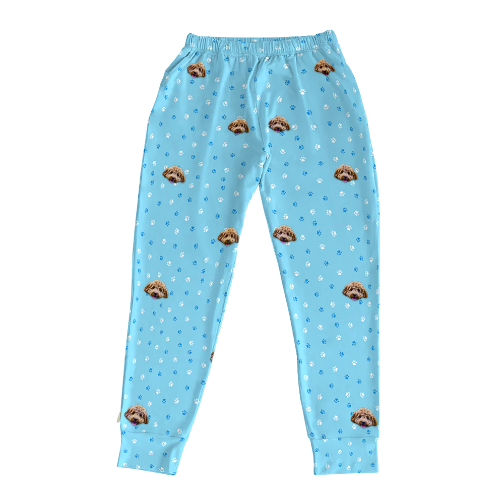 Kids Custom Pet Face Jogger Pajamas - Image 20