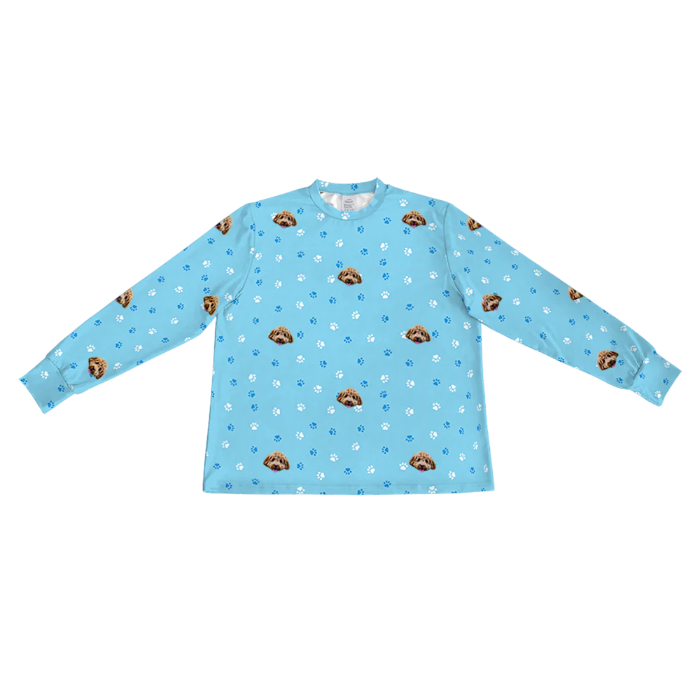 Kids Custom Pet Face Jogger Pajamas - Image 21