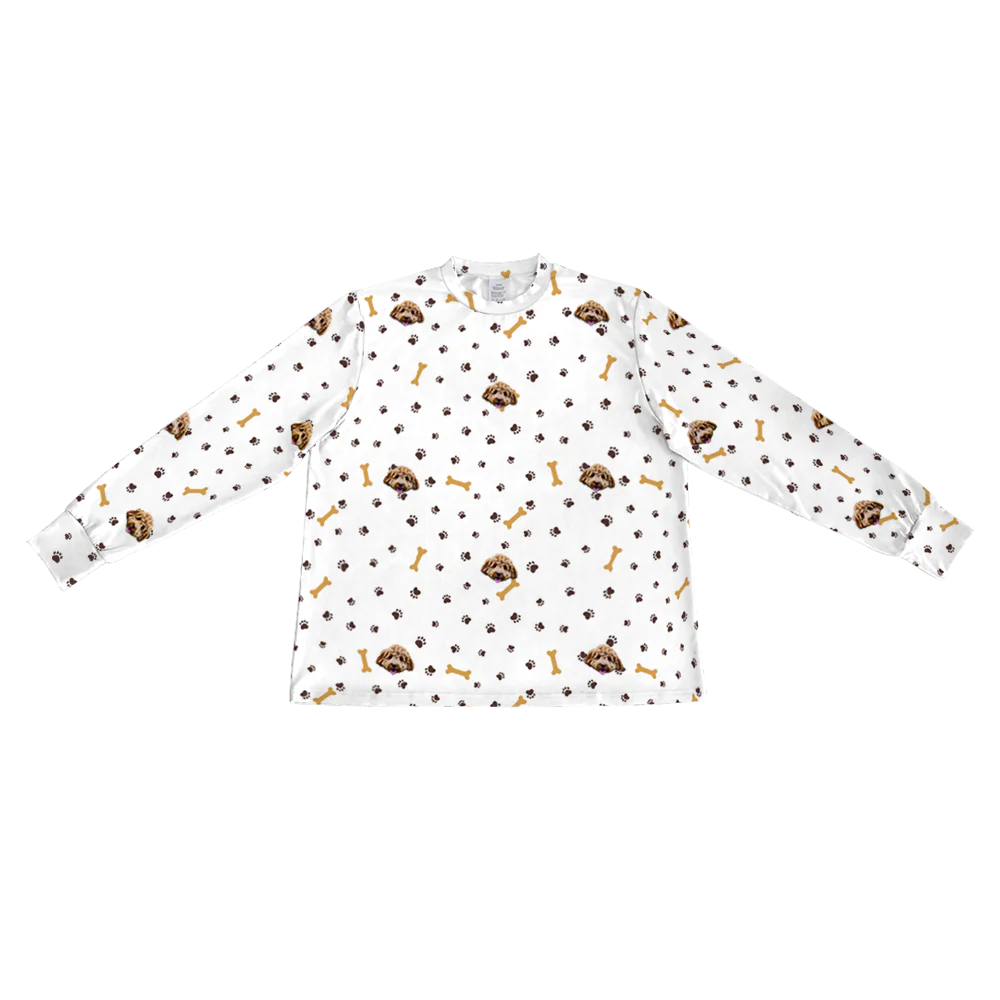 Kids Custom Pet Face Jogger Pajamas - Image 23