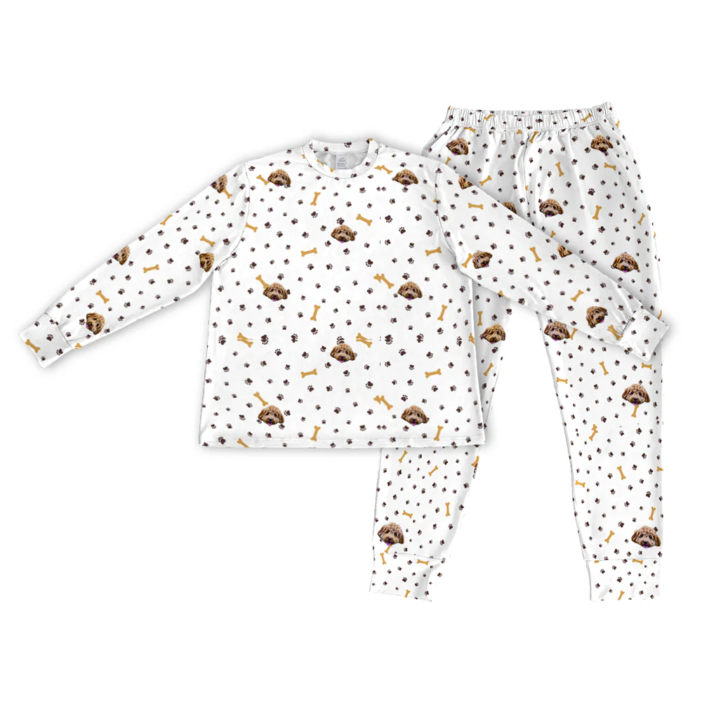 Kids Custom Pet Face Jogger Pajamas - Image 24