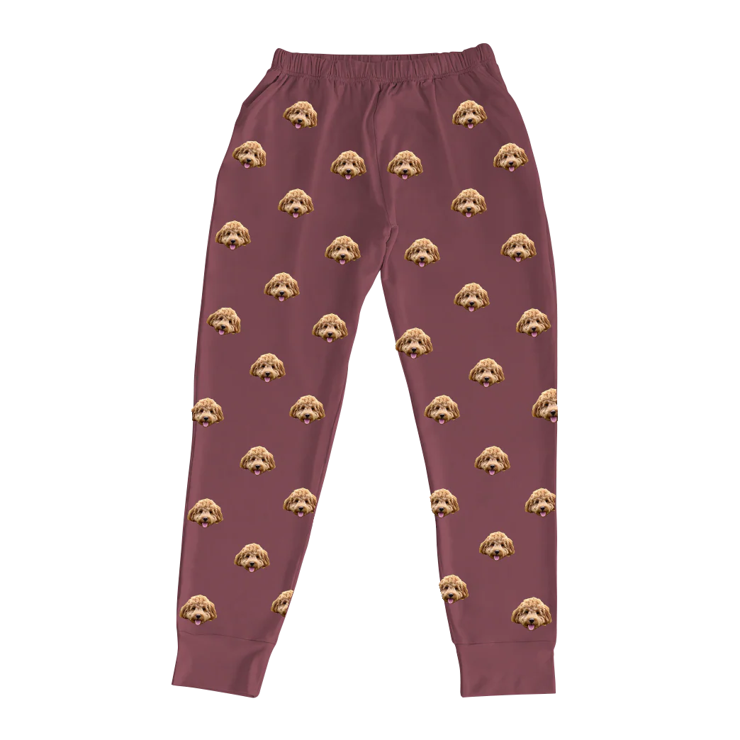 Kids Custom Pet Face Jogger Pajamas - Image 28