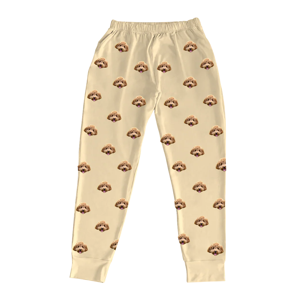 Kids Custom Pet Face Jogger Pajamas - Image 29