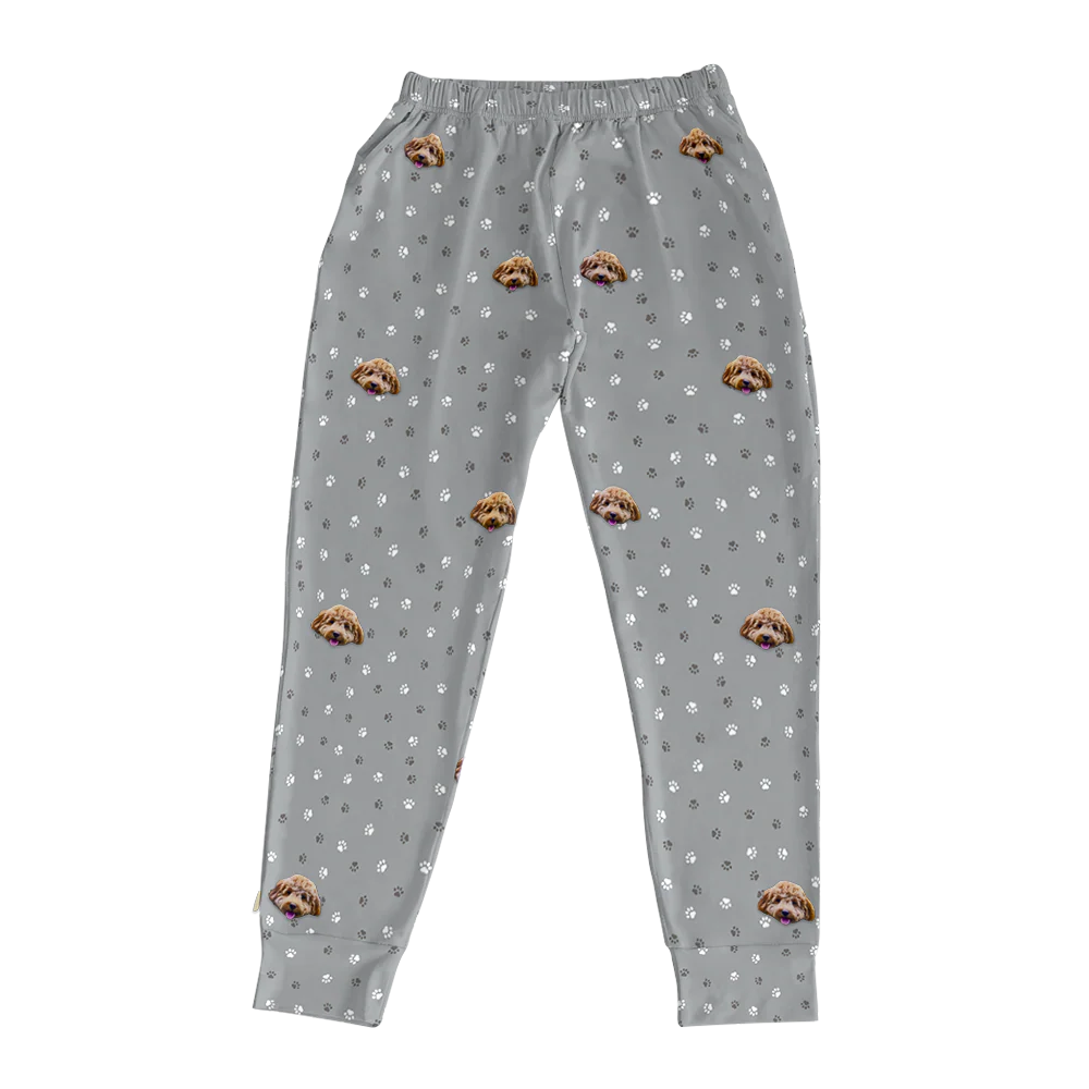 Kids Custom Pet Face Jogger Pajamas - Image 5