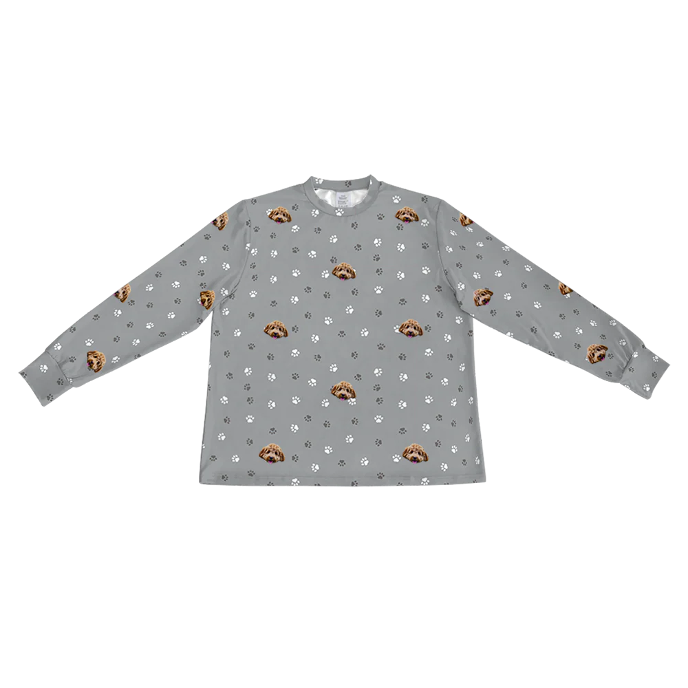 Kids Custom Pet Face Jogger Pajamas - Image 6