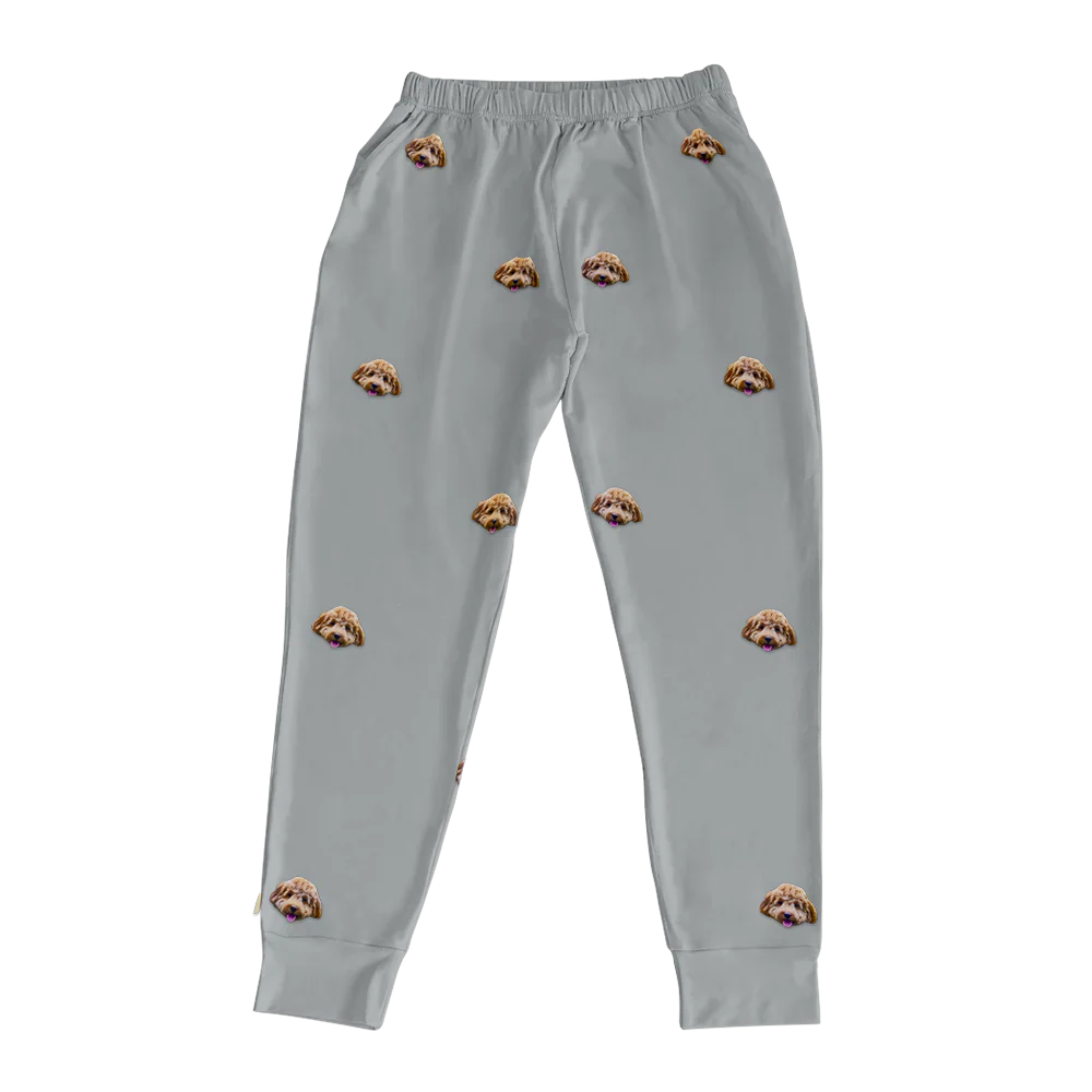 Kids Custom Pet Face Jogger Pajamas - Image 8