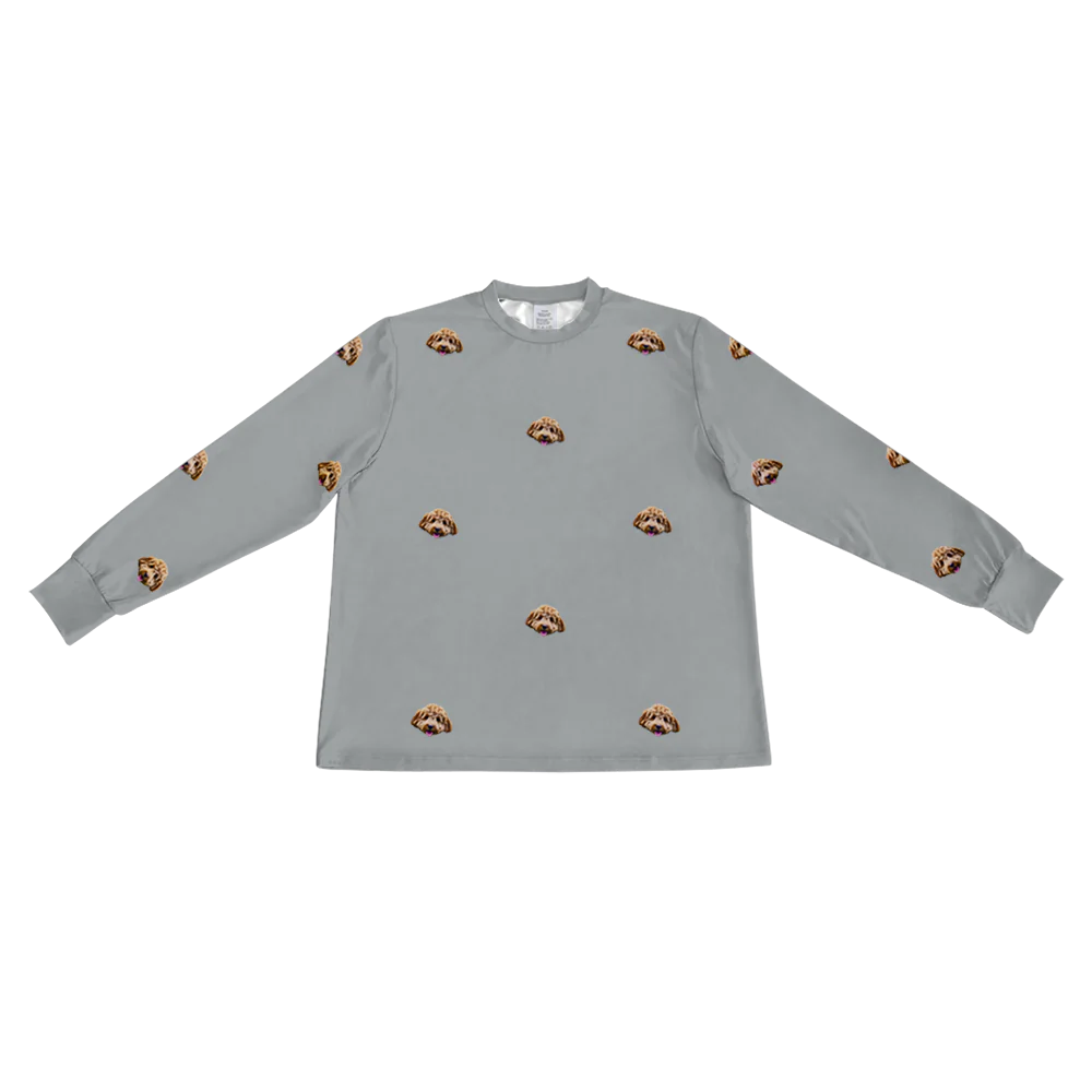 Kids Custom Pet Face Jogger Pajamas - Image 9