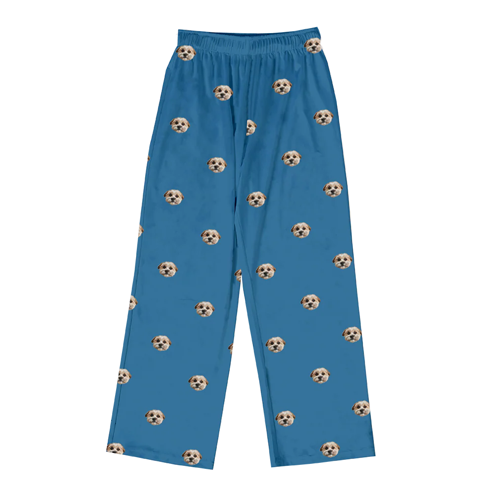 Adult Custom Pet Face Pajama Pants - Image 15