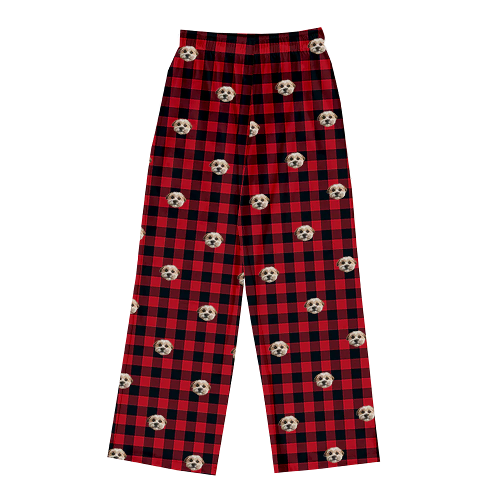 Adult Custom Pet Face Pajama Pants - Image 19