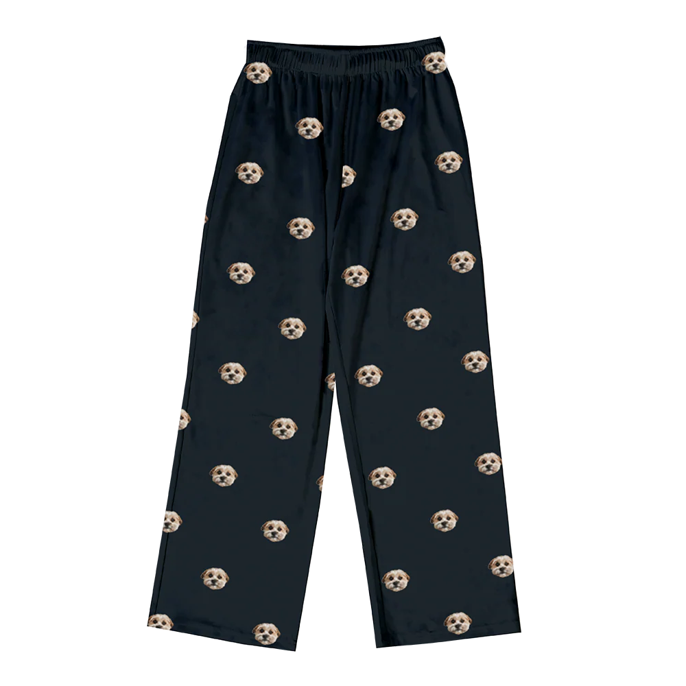 Adult Custom Pet Face Pajama Pants - Image 21