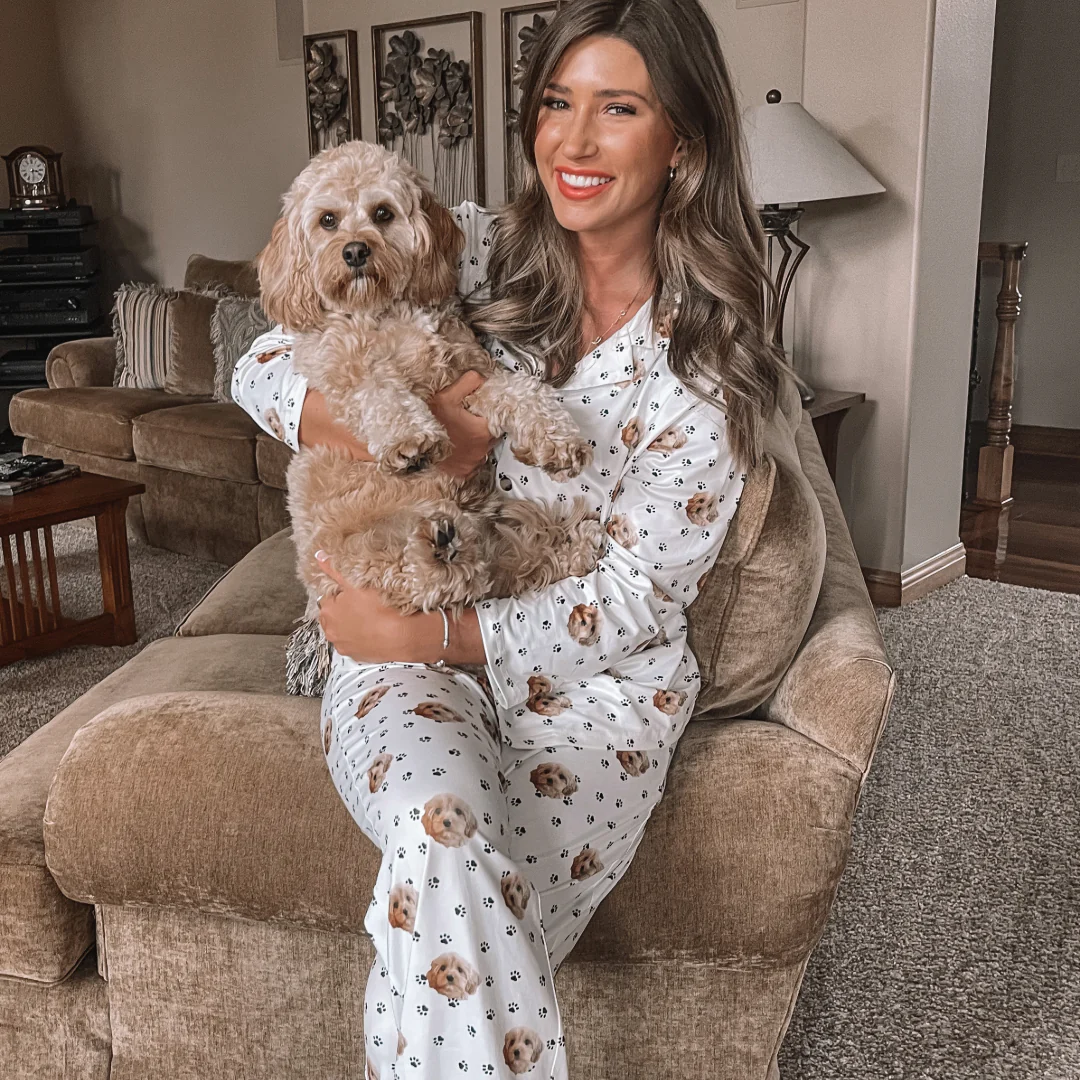 Adult Custom Pet Face Pajama Pants - Image 3
