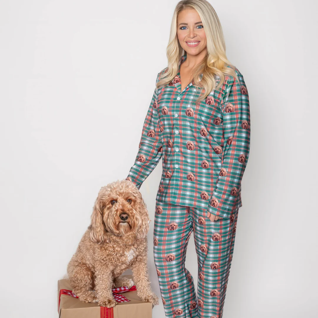 Adult Custom Pet Face Pajama Pants - Image 5