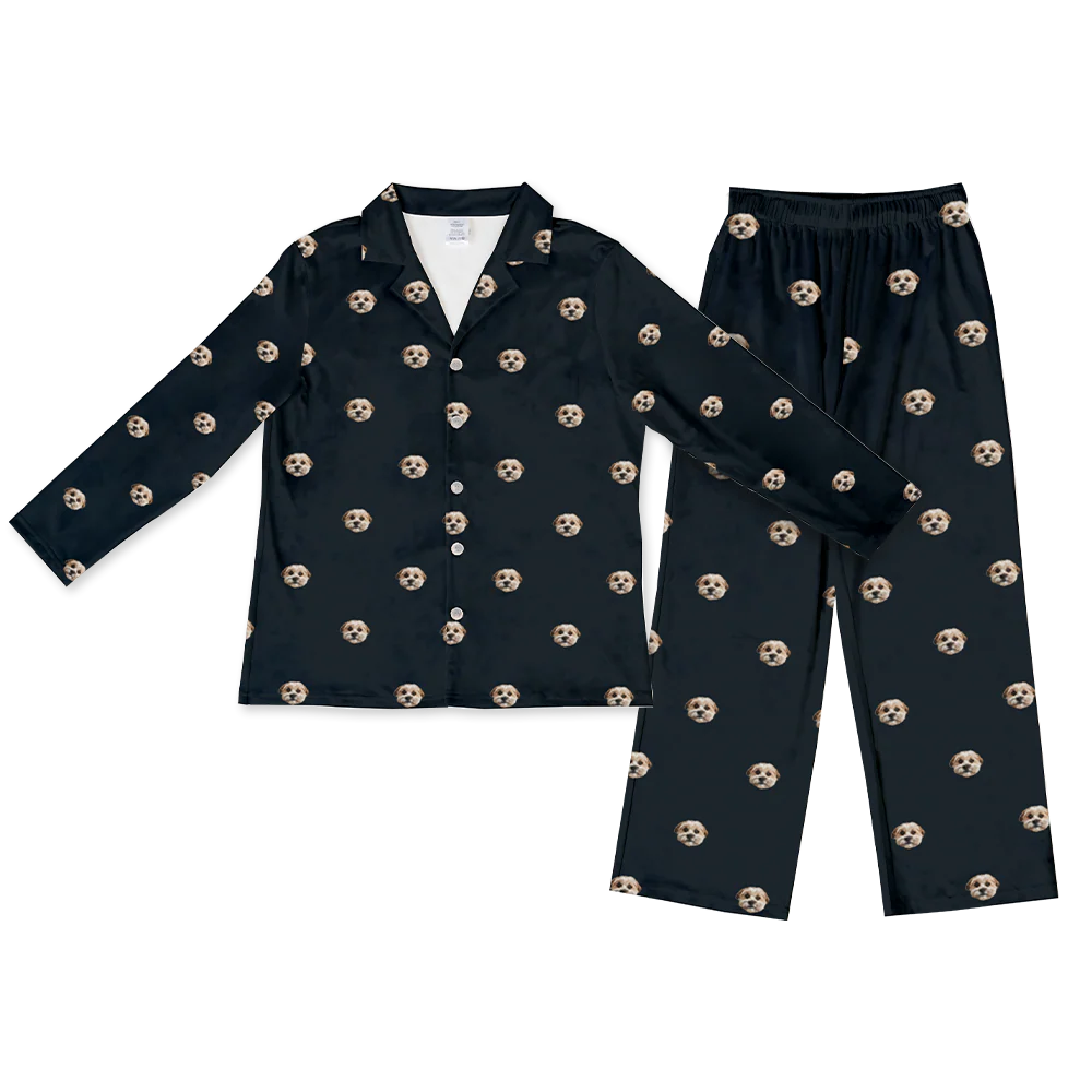Kids Custom Pet Face Pajamas - Image 52