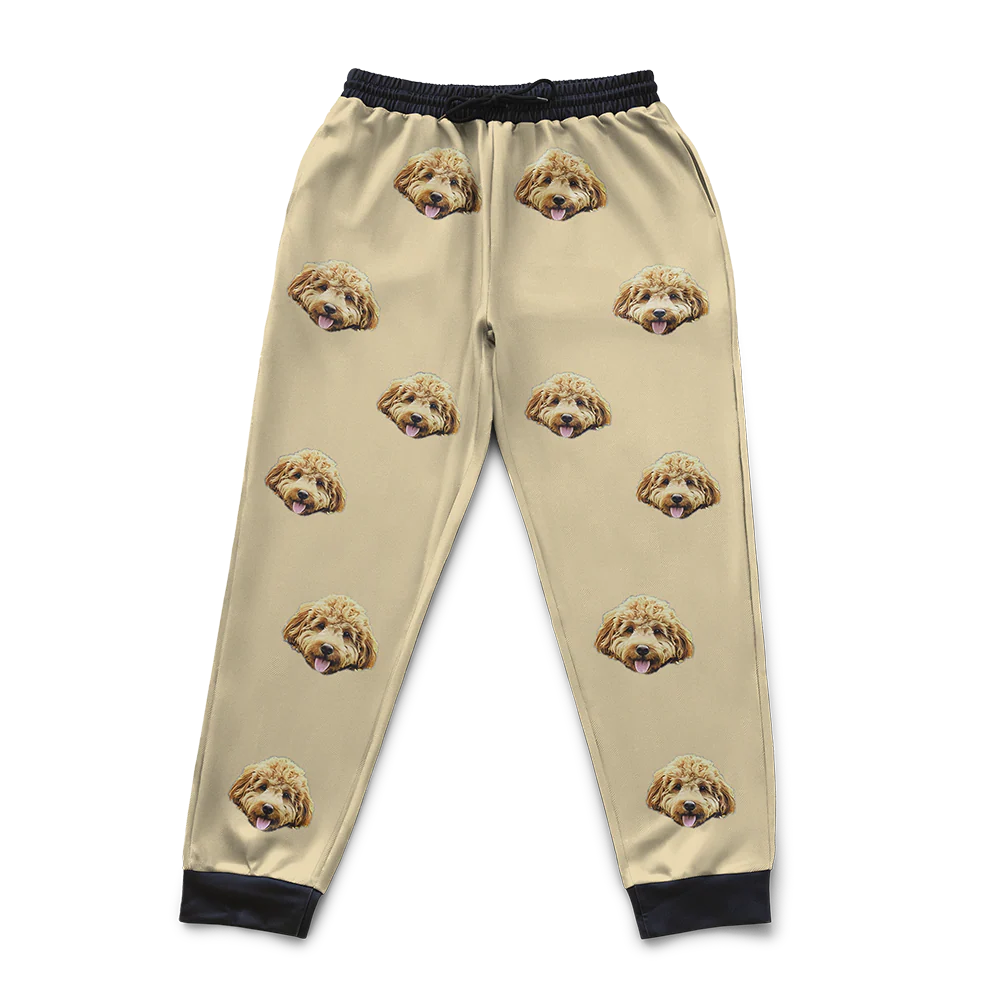 Men's Custom Pet Face Sweats - Image 37