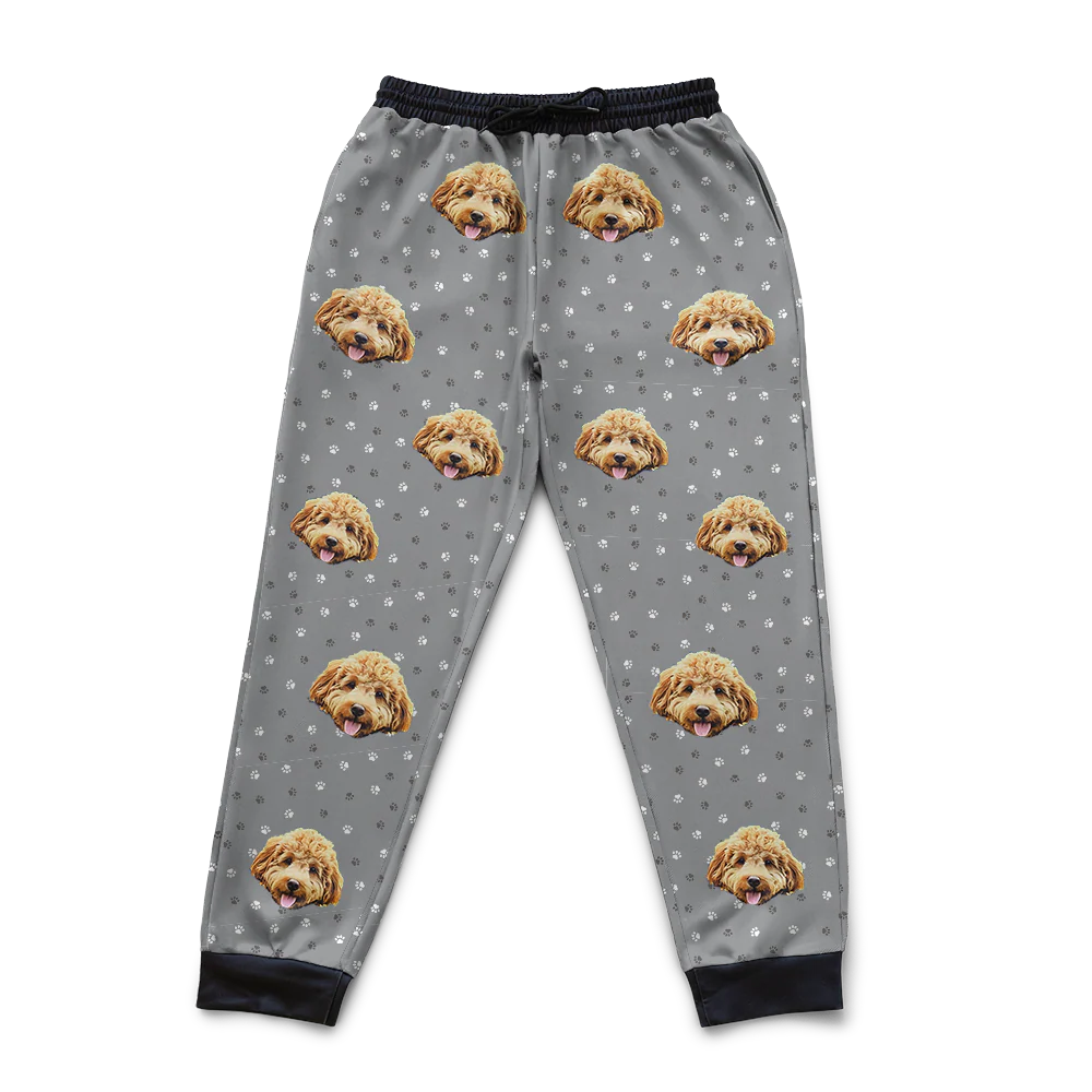 Men's Custom Pet Face Sweats - Image 43
