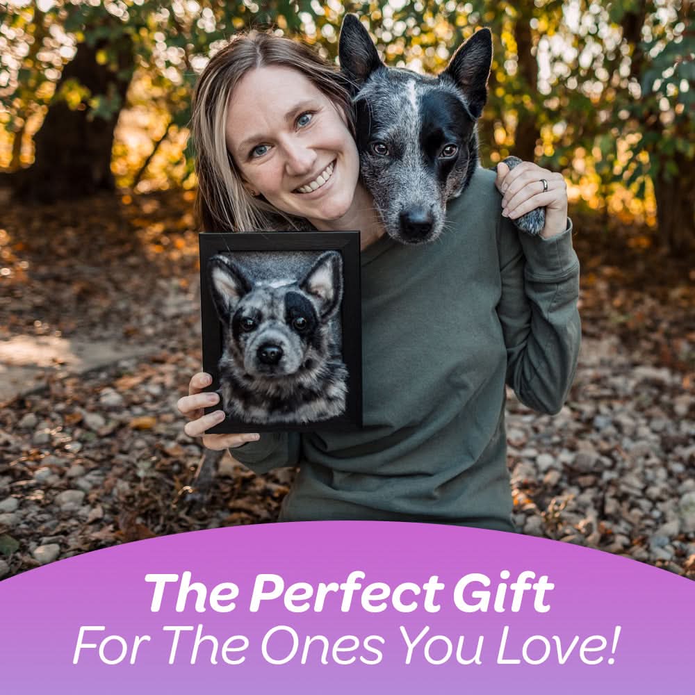 Custom Framed Plush Pet Portrait - Image 4