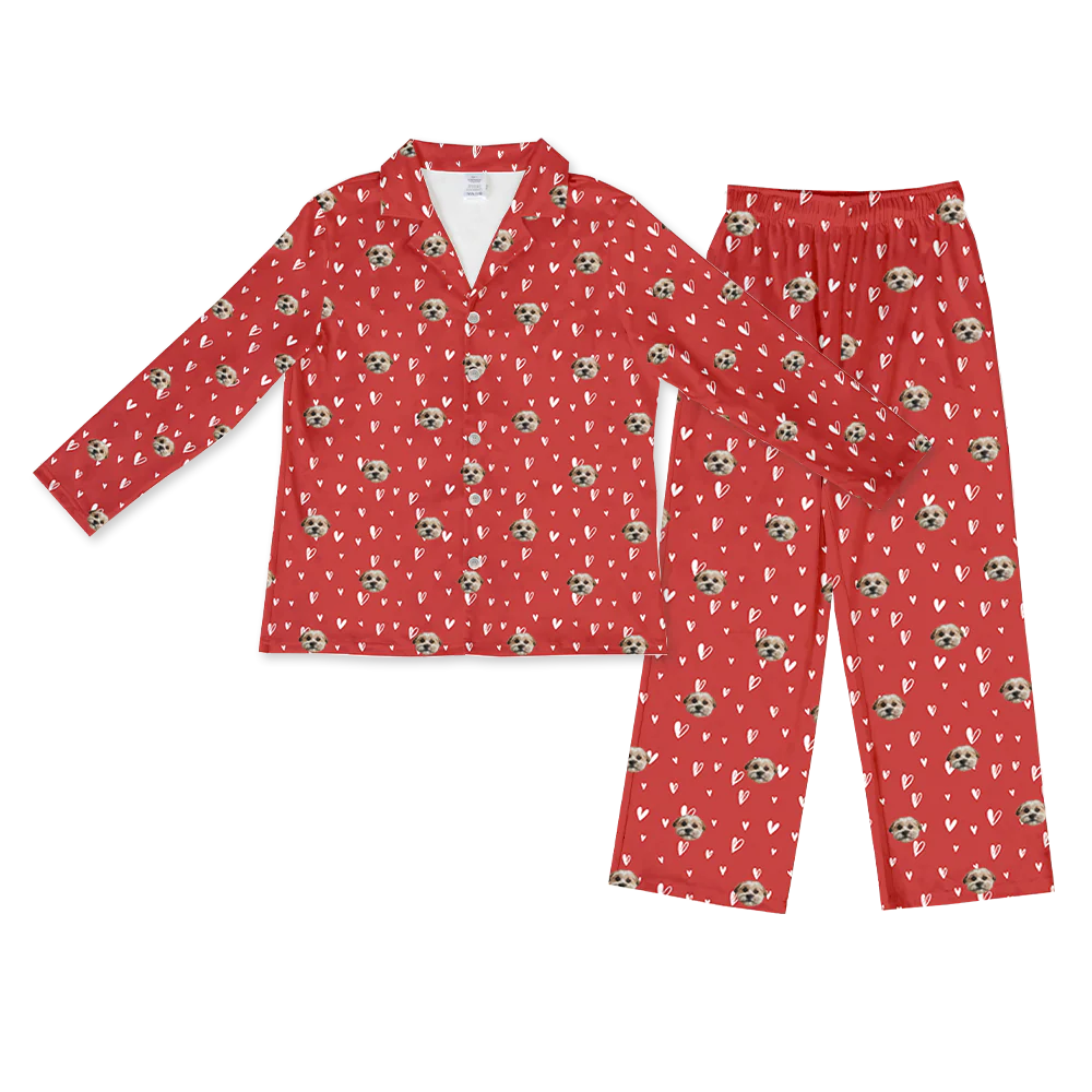 Men's Custom Pet Face Pajamas - Image 113