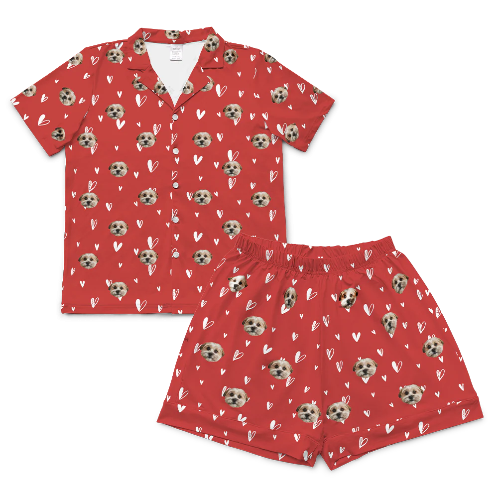 Men's Custom Pet Face Pajamas - Image 114