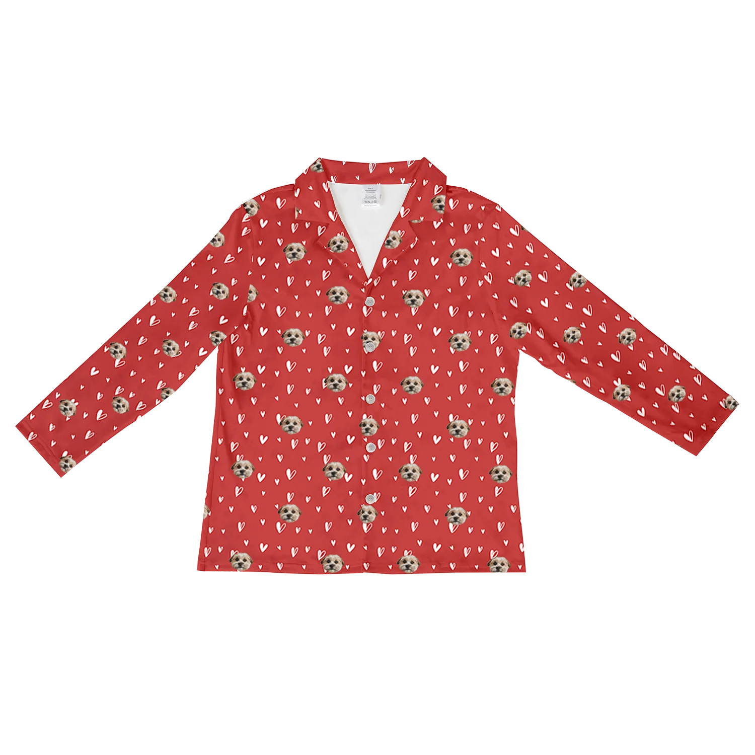 Men's Custom Pet Face Pajamas - Image 117